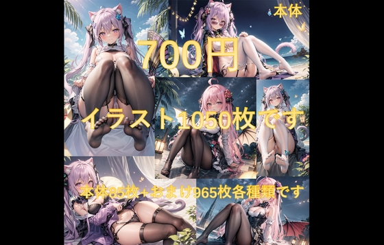 チョウ猫ですand黒ストのサキュバス(イラスト1050枚です)