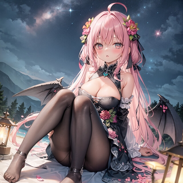 チョウ猫ですand黒ストのサキュバス(イラスト1050枚です)