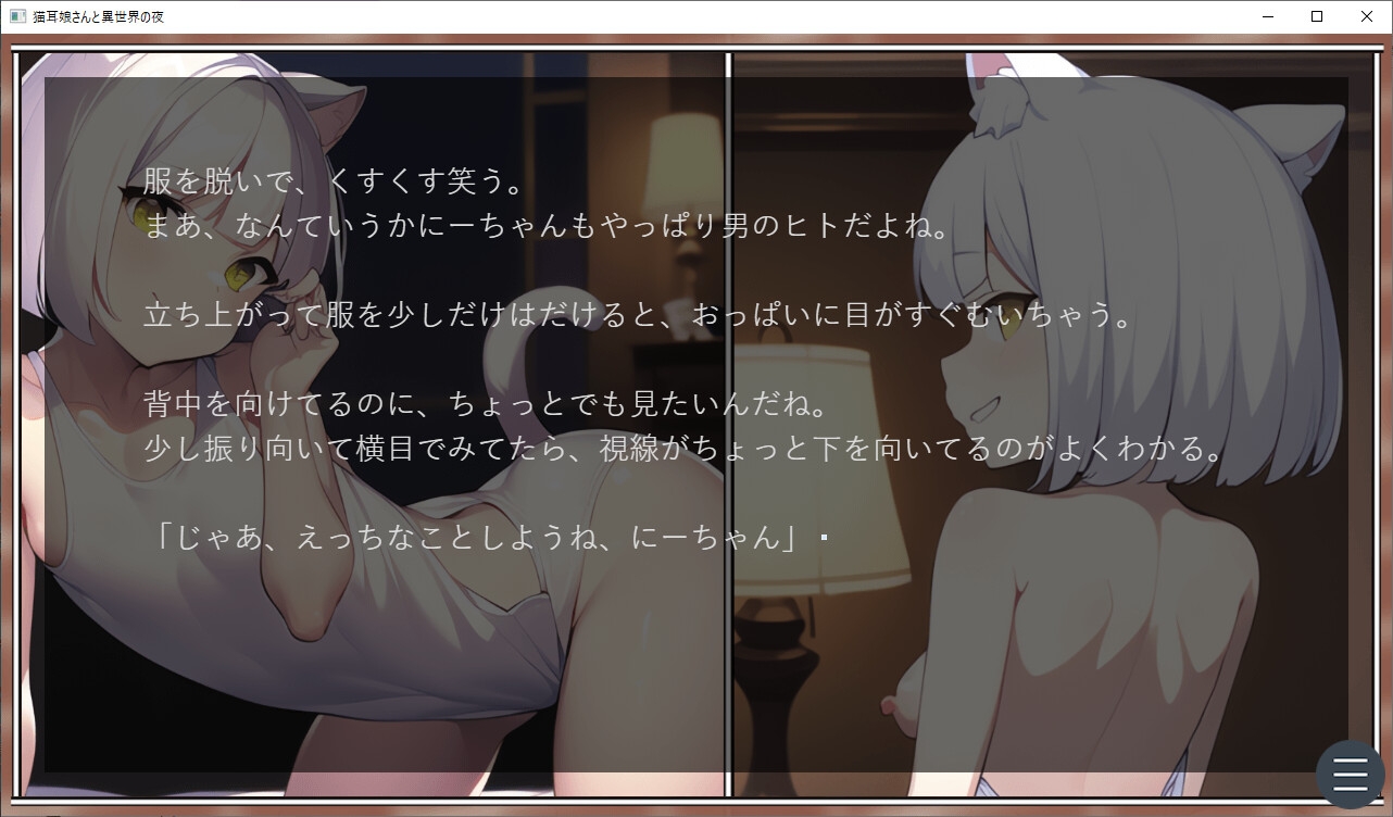 猫耳娘さんと異世界の夜