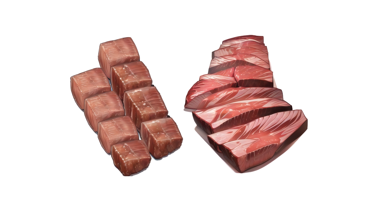 AIゲーム素材、画材、肉