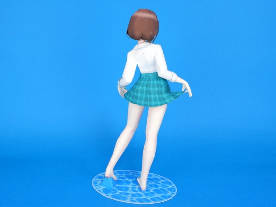 ペーパーフィギュア 『水辺の少女』