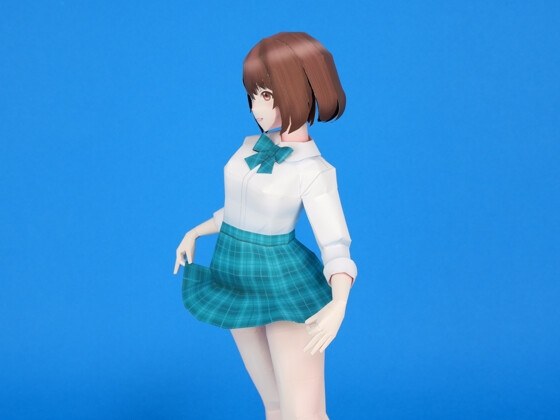 ペーパーフィギュア 『水辺の少女』