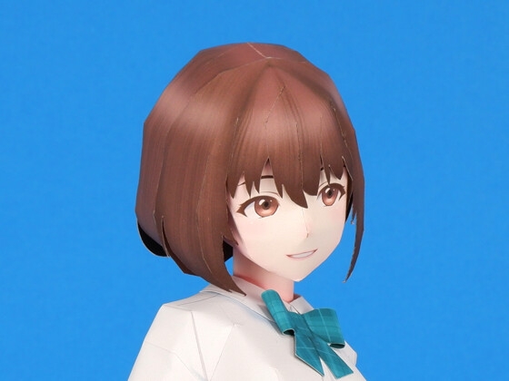 ペーパーフィギュア 『水辺の少女』