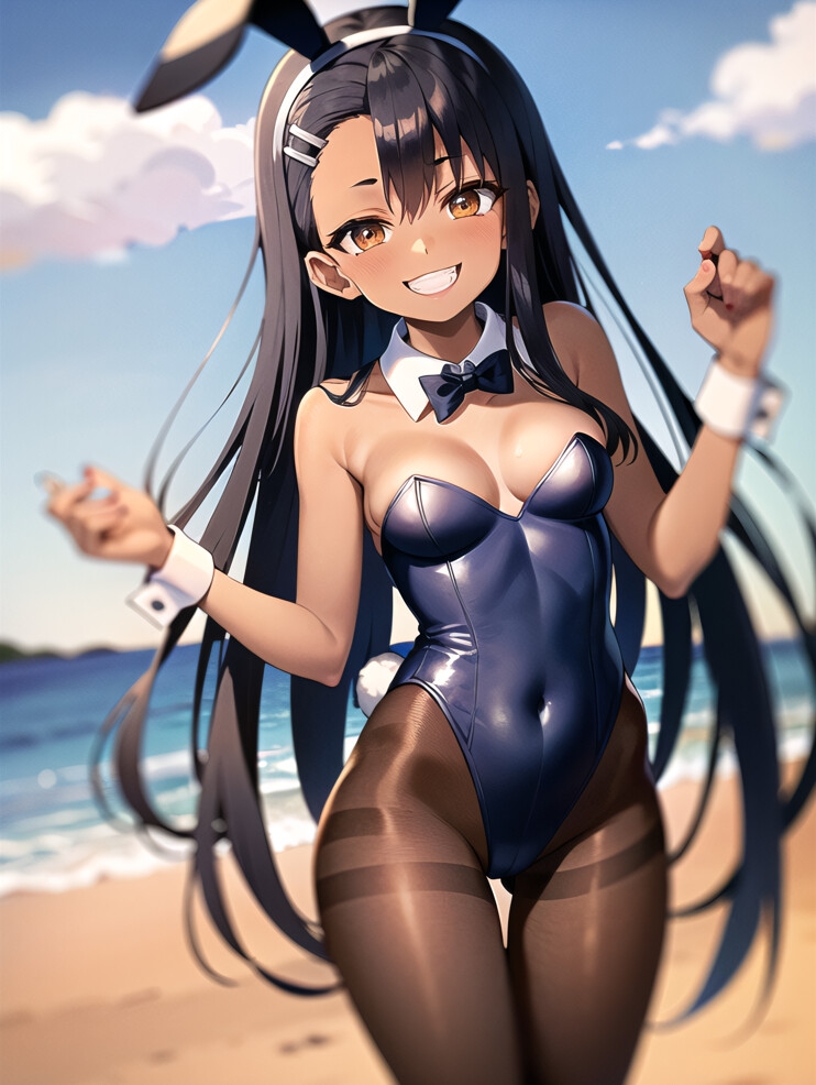 【AI作業】 長瀞さんはかわいいバニーガールです