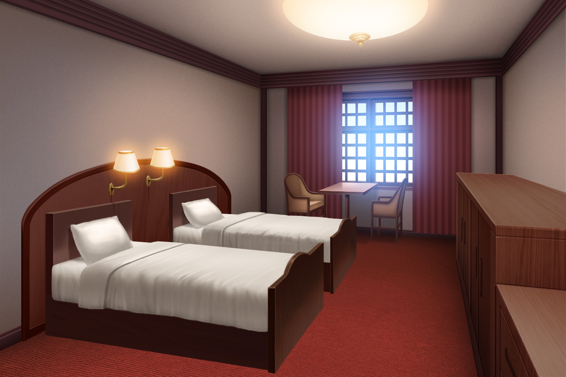 単品5種背景素材v66cツインルーム