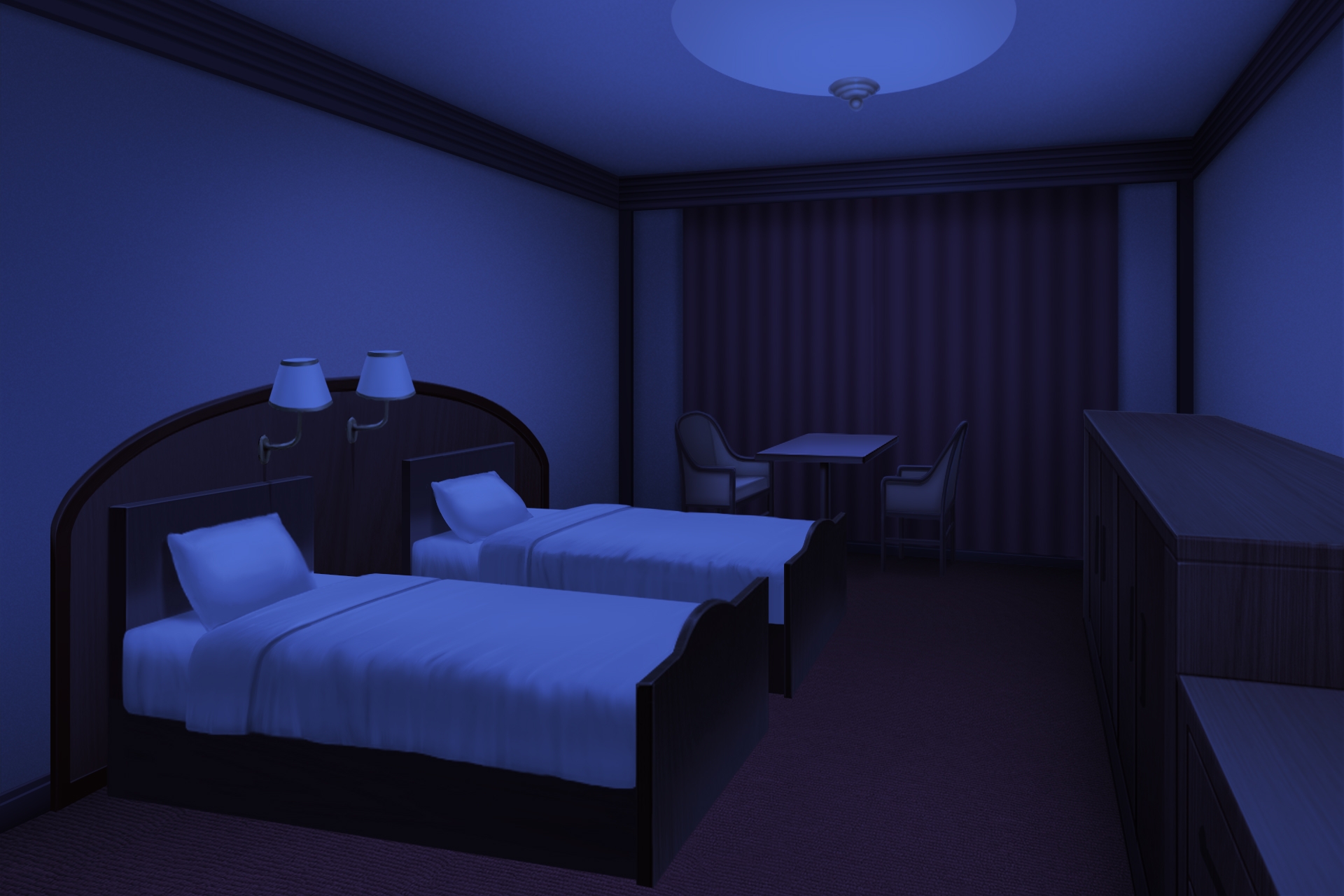 単品5種背景素材v66cツインルーム