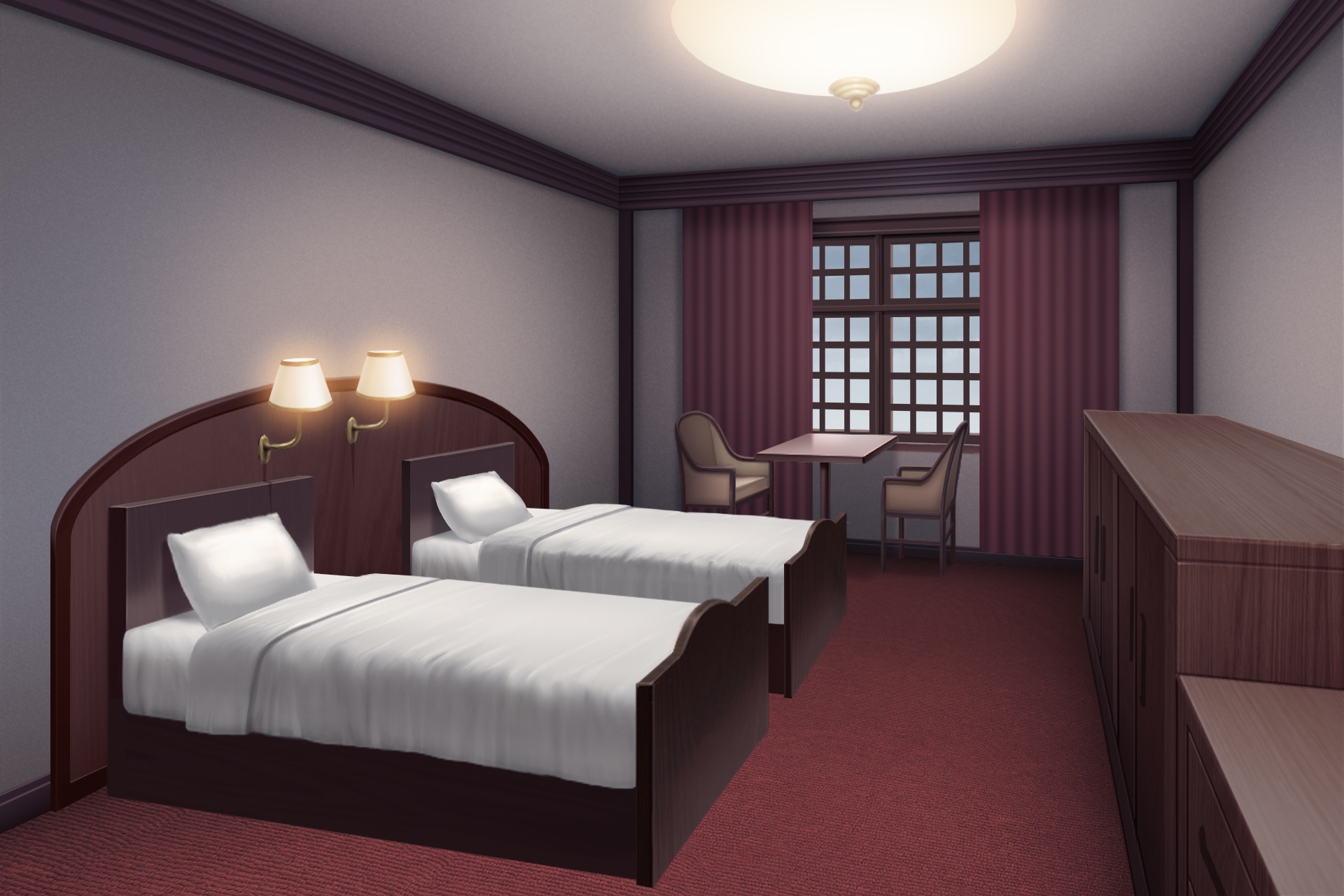 単品5種背景素材v66cツインルーム