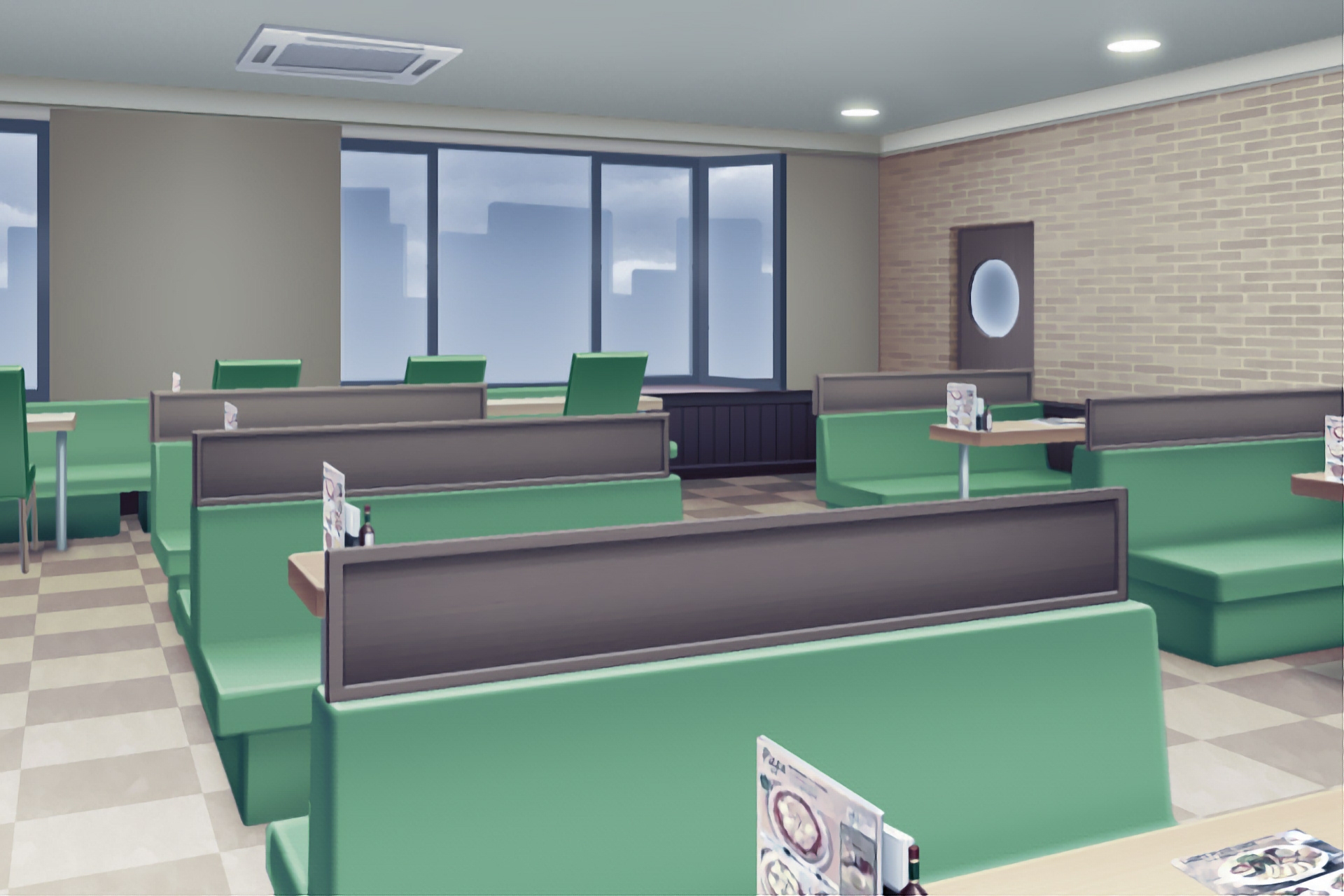 単品5種背景素材v68b店内