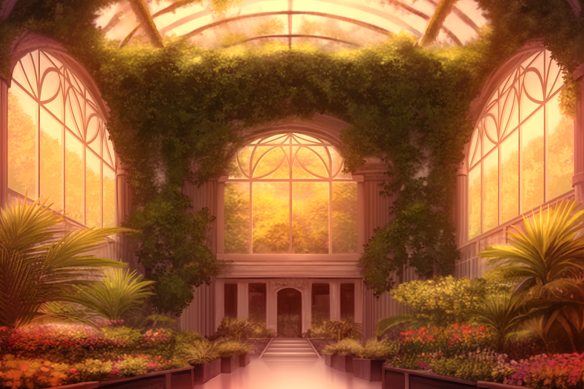 単品5種背景素材v69植物園