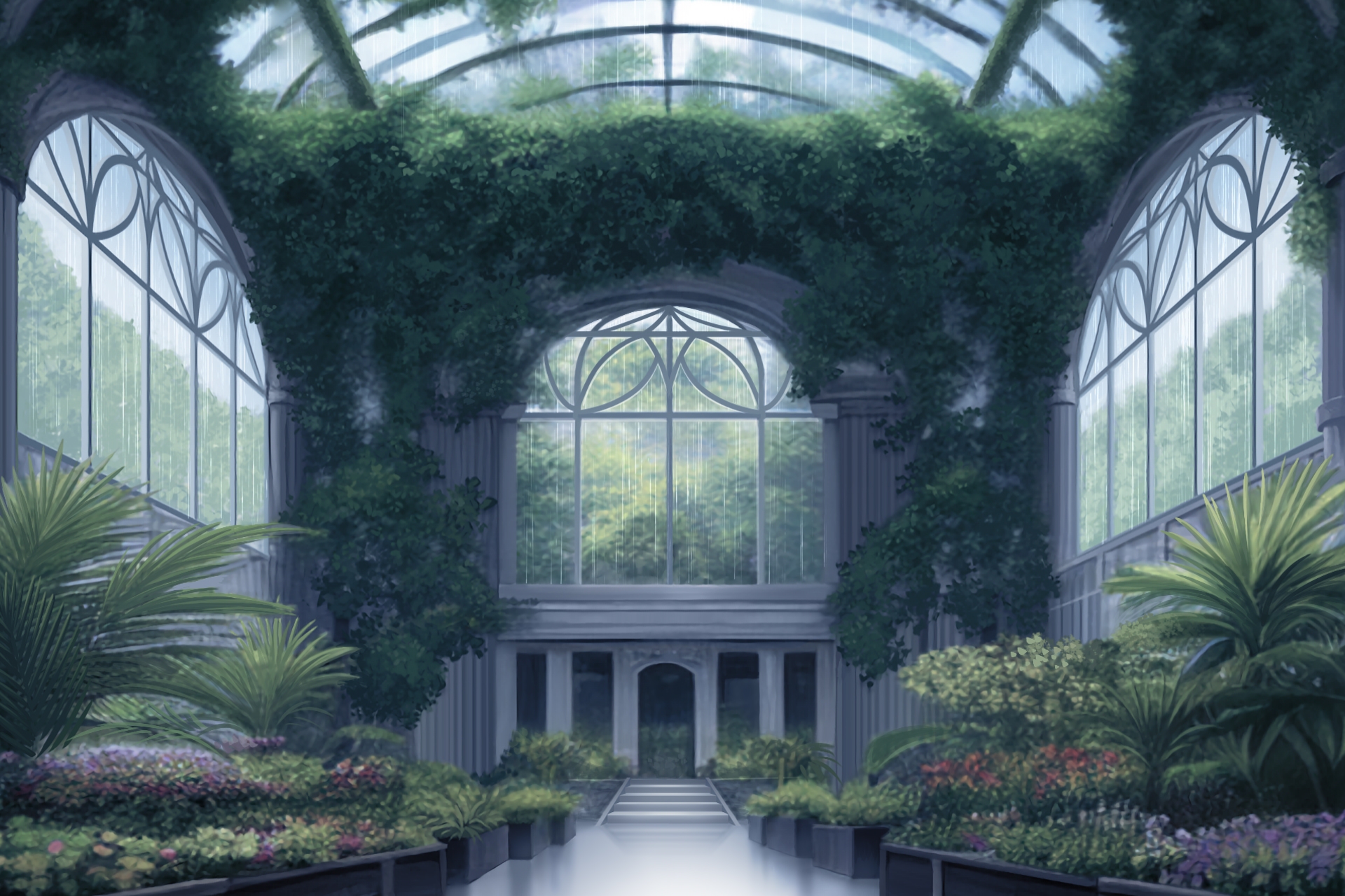 単品5種背景素材v69植物園