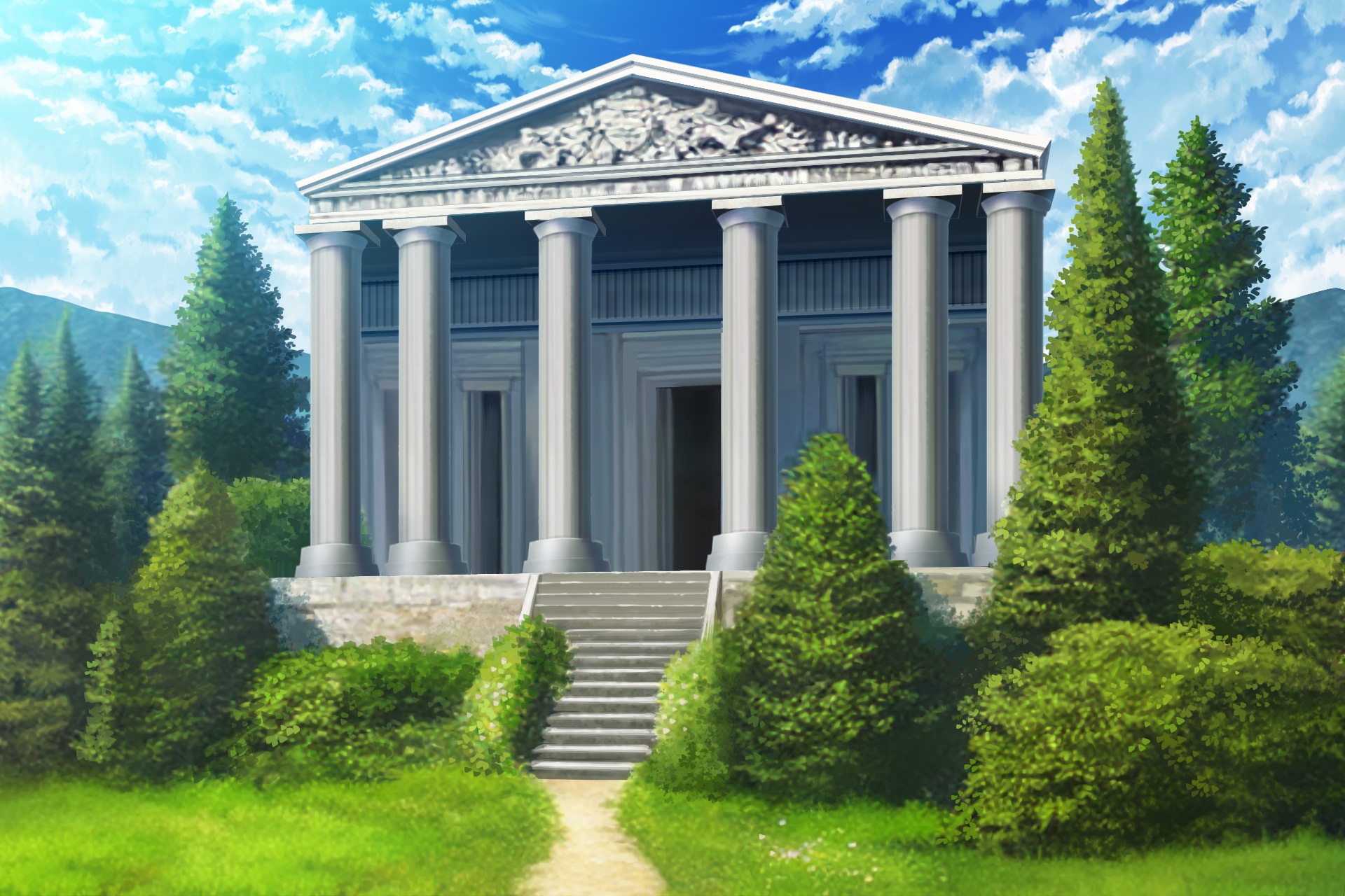 単品5種背景素材v71神殿