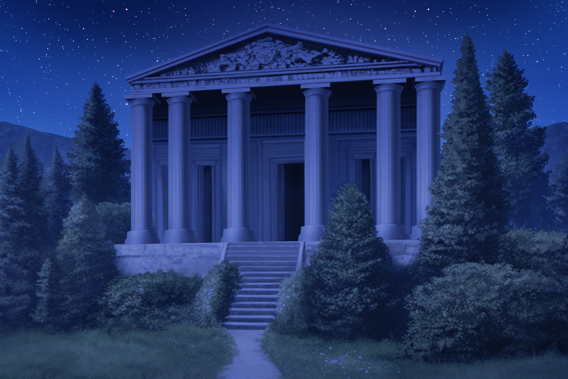 単品5種背景素材v71神殿