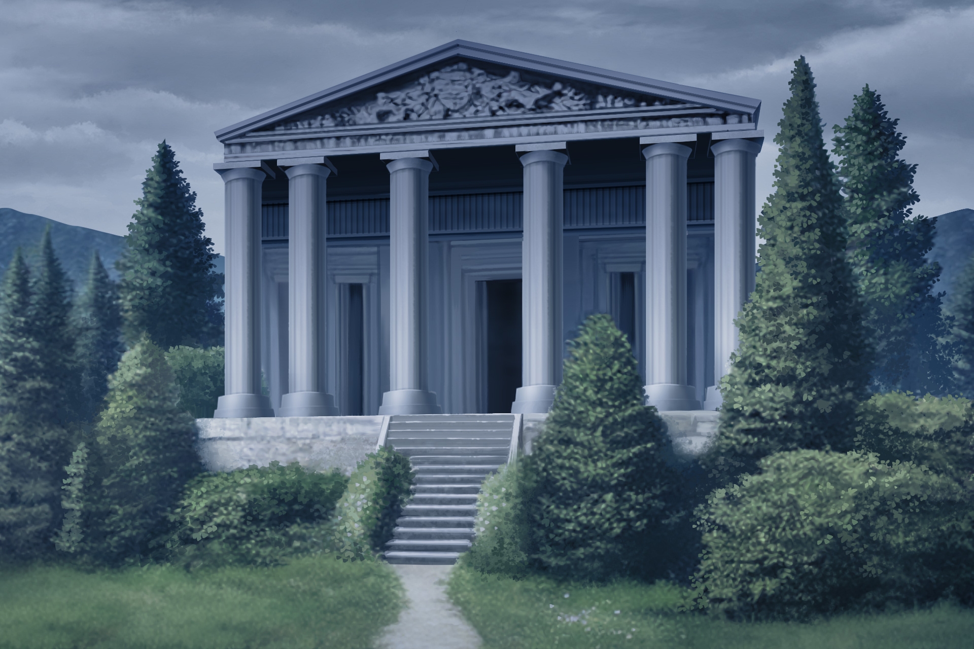 単品5種背景素材v71神殿