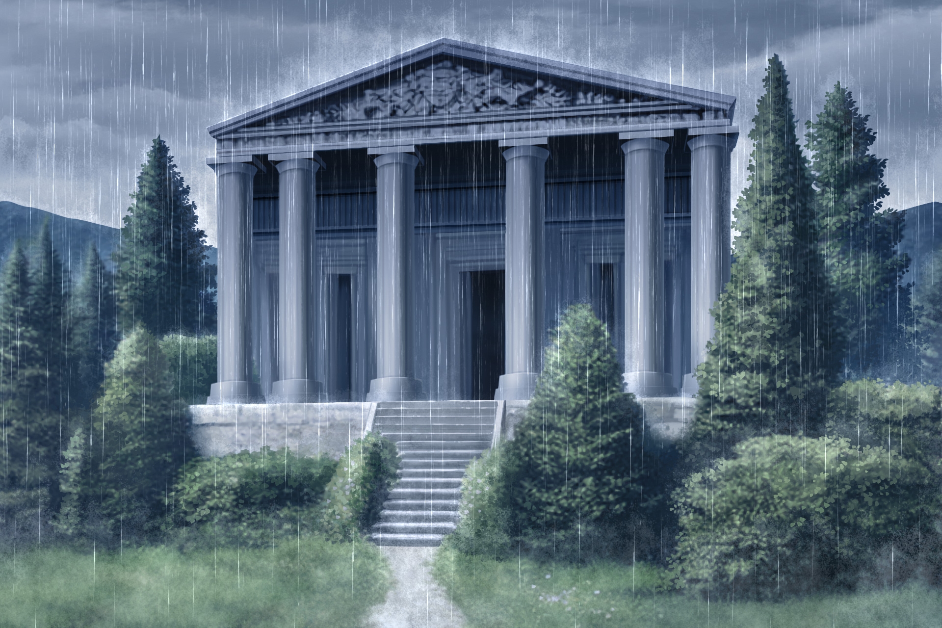 単品5種背景素材v71神殿