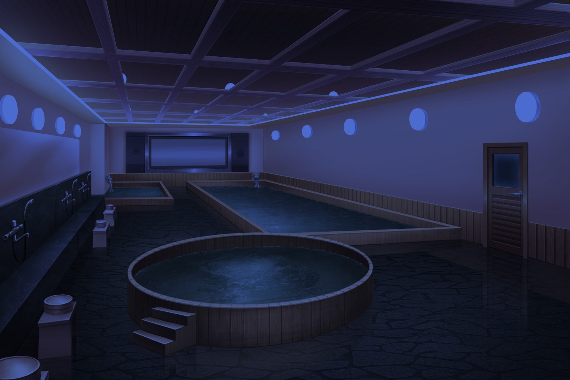 単品5種背景素材v73b浴場2