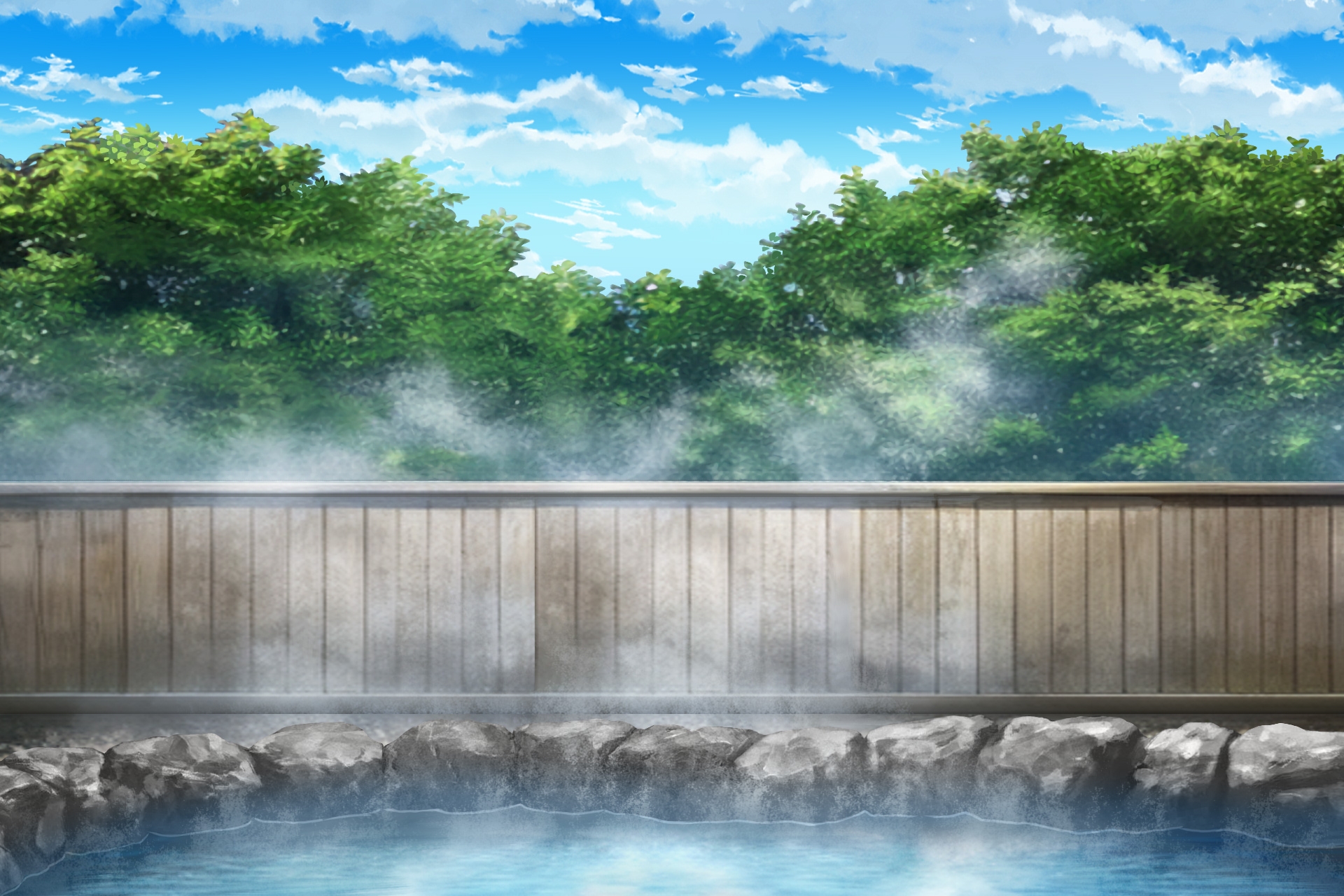 単品5種背景素材v73c露天風呂