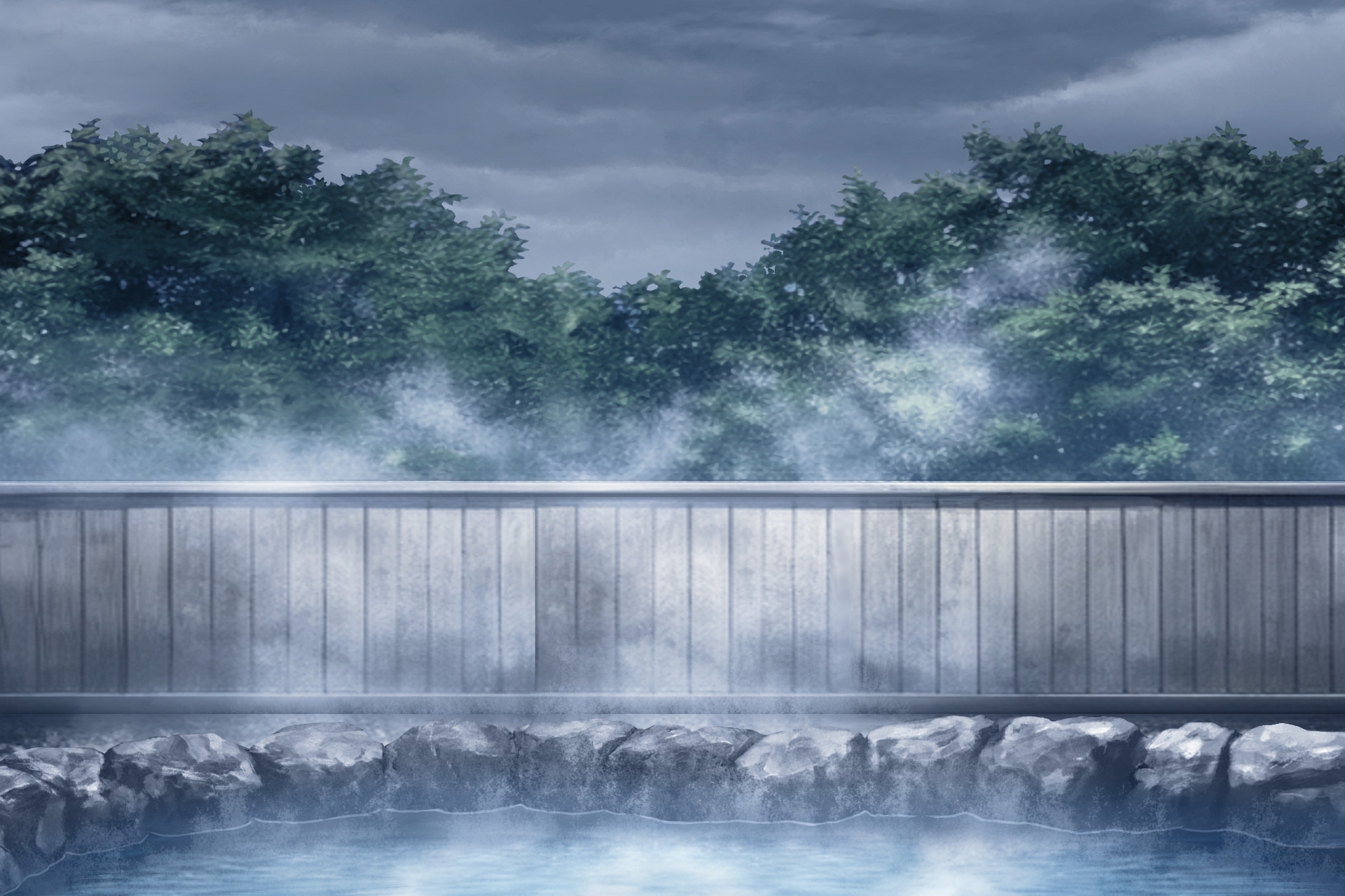 単品5種背景素材v73c露天風呂