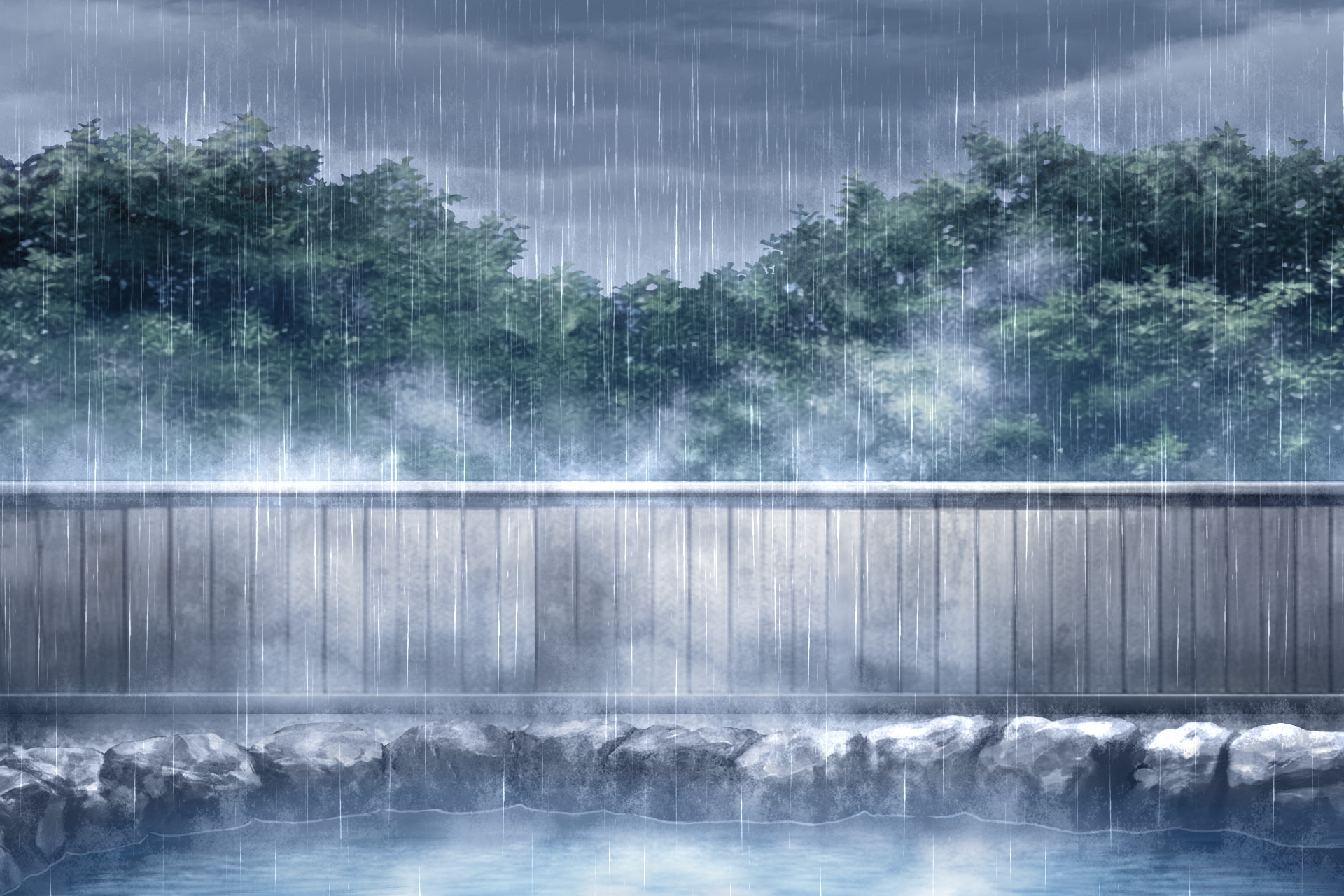 単品5種背景素材v73c露天風呂