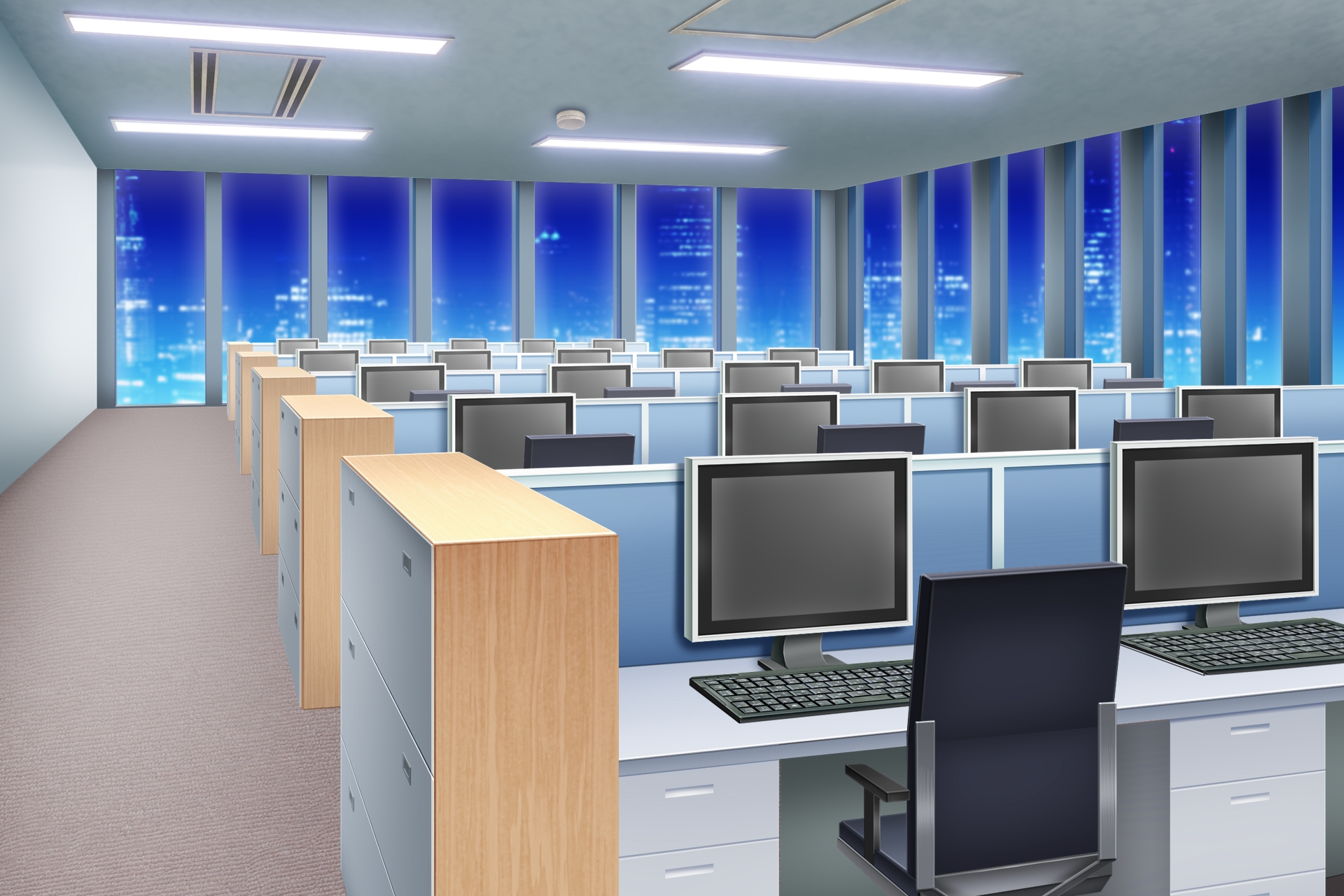 単品5種背景素材v78オフィス