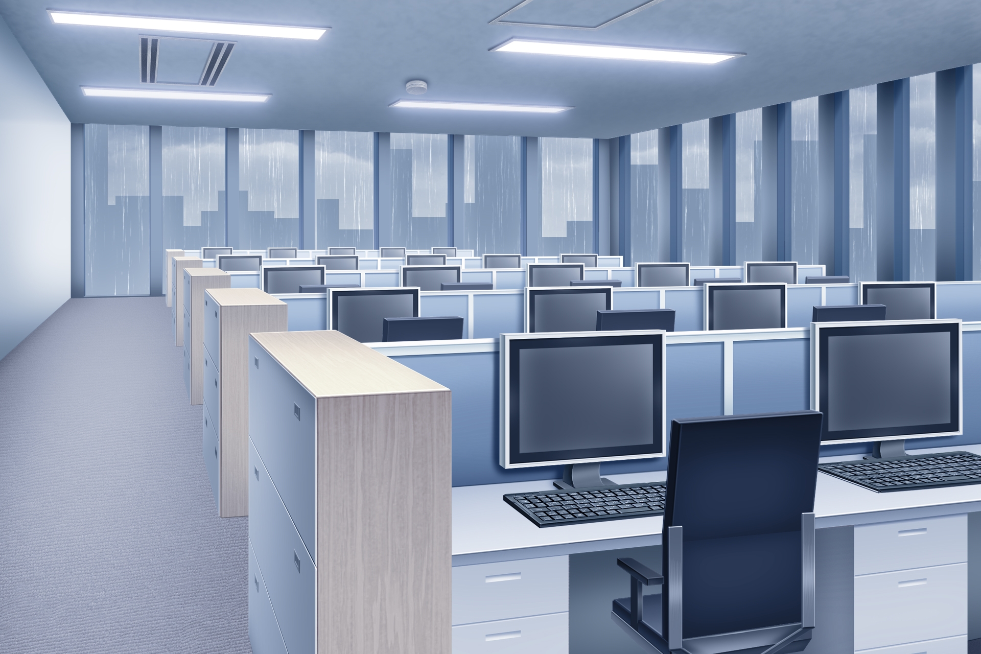 単品5種背景素材v78オフィス