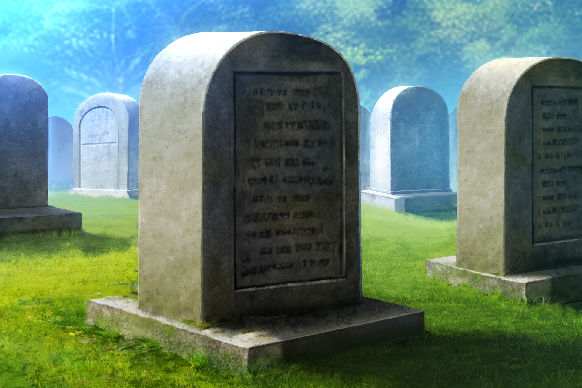 単品5種背景素材v80墓