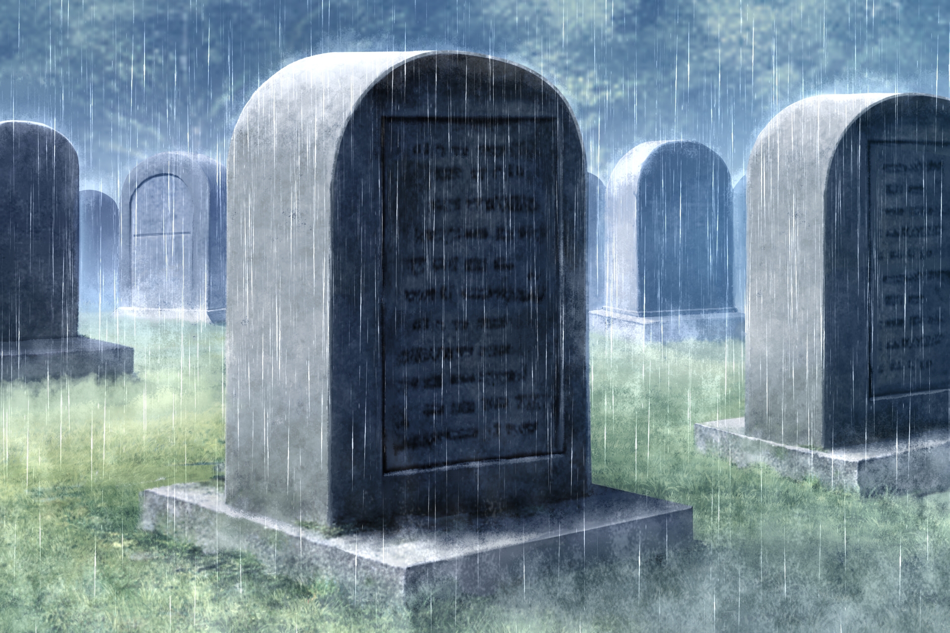 単品5種背景素材v80墓