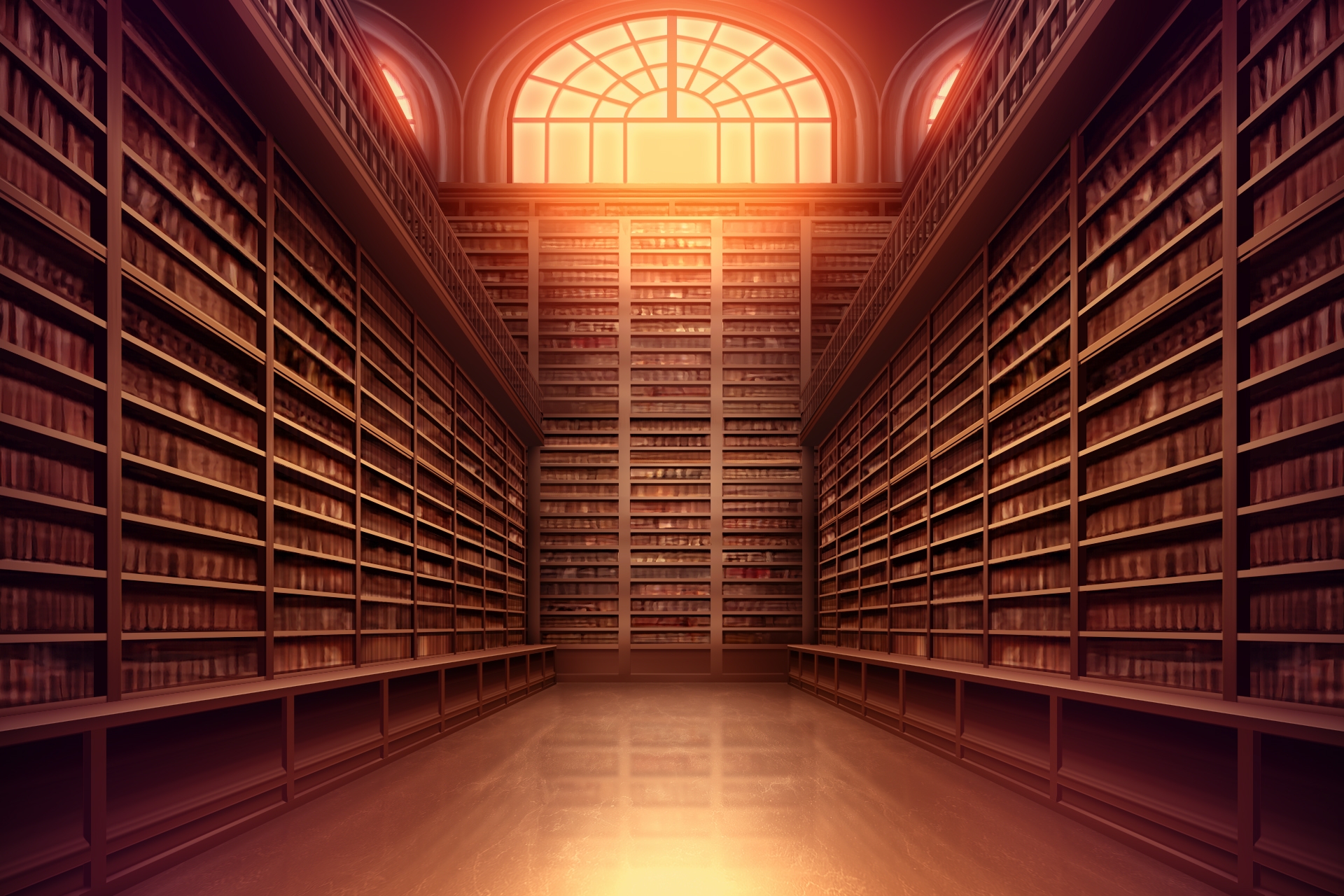 単品5種背景素材v81図書館