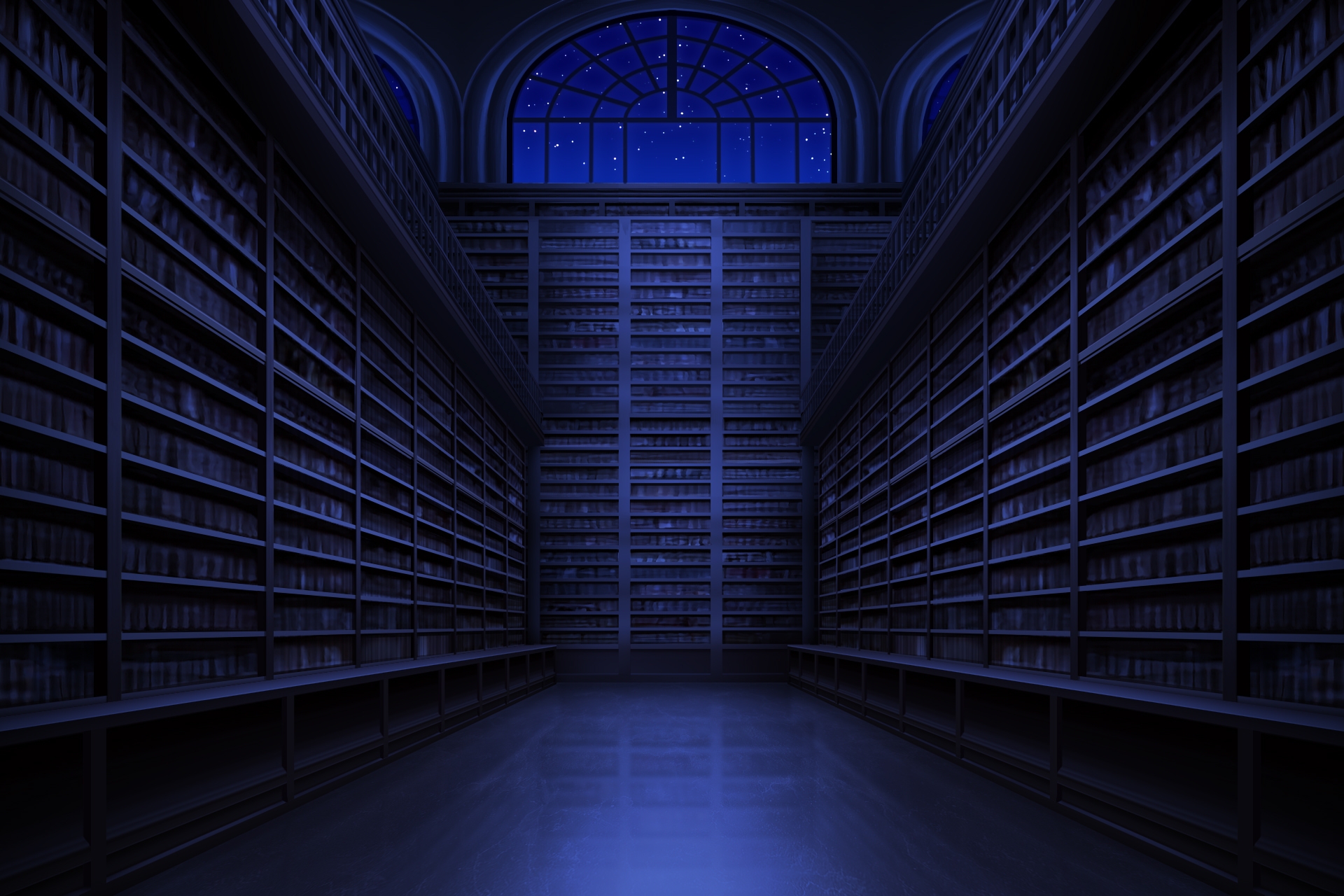 単品5種背景素材v81図書館