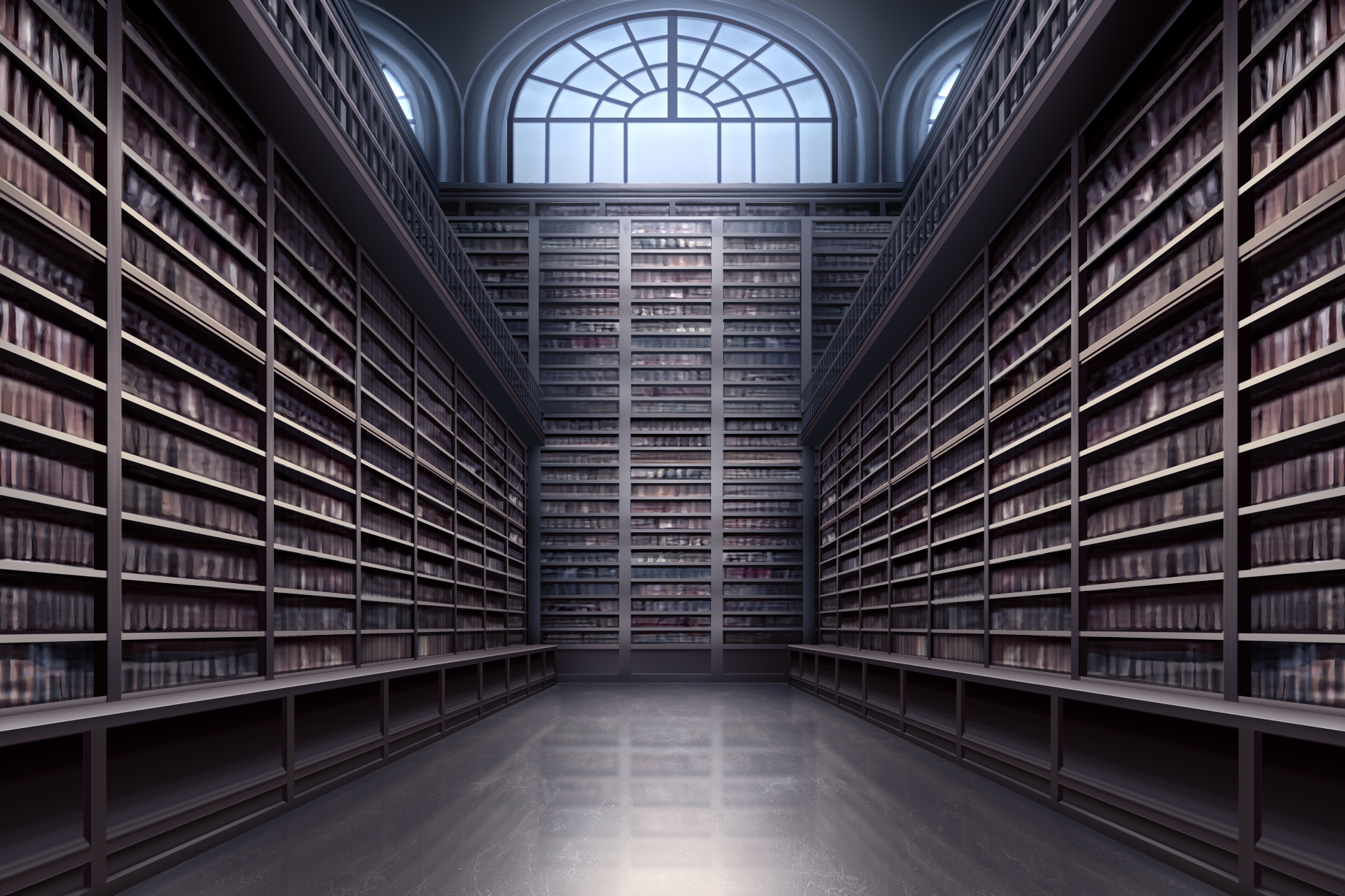 単品5種背景素材v81図書館