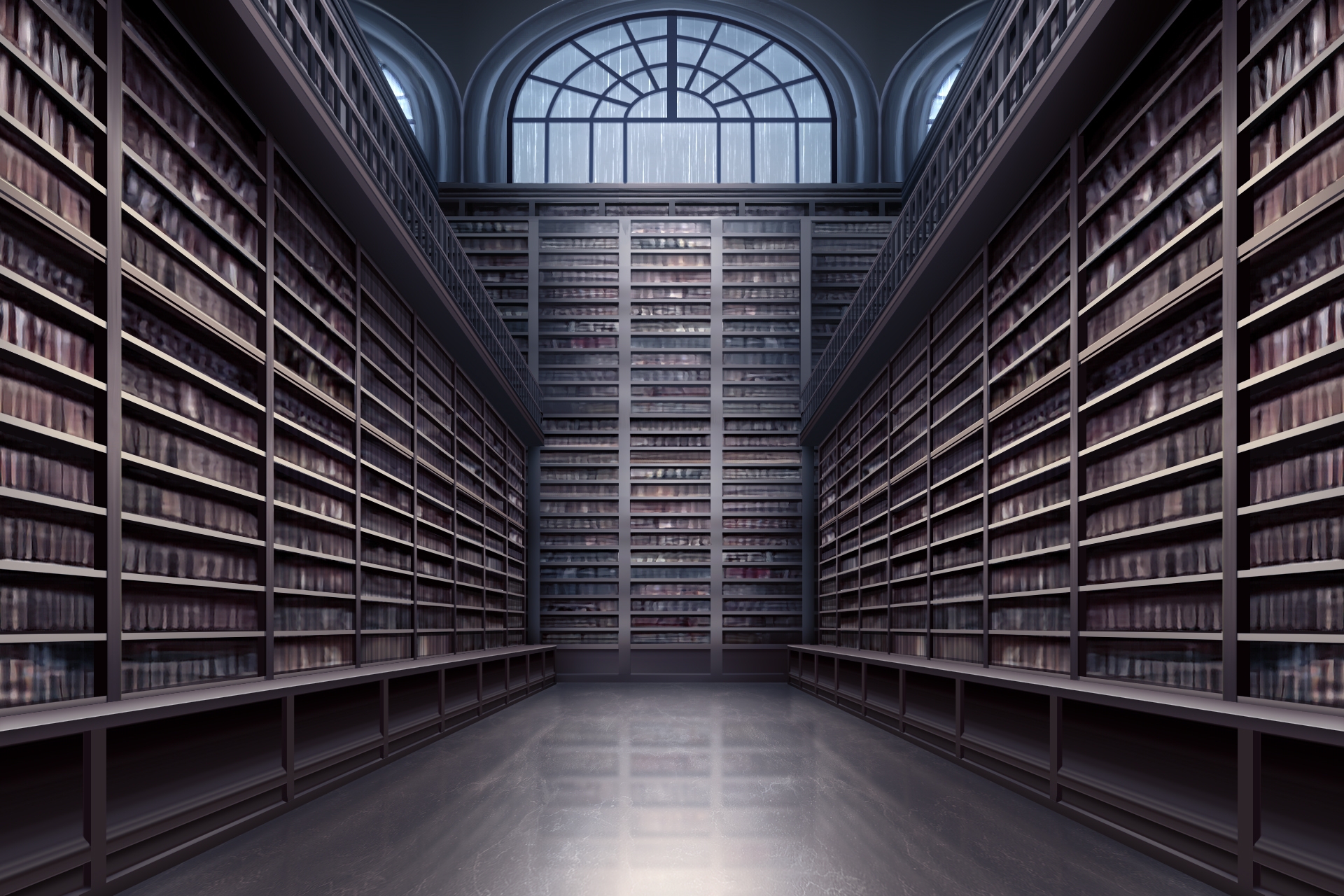 単品5種背景素材v81図書館