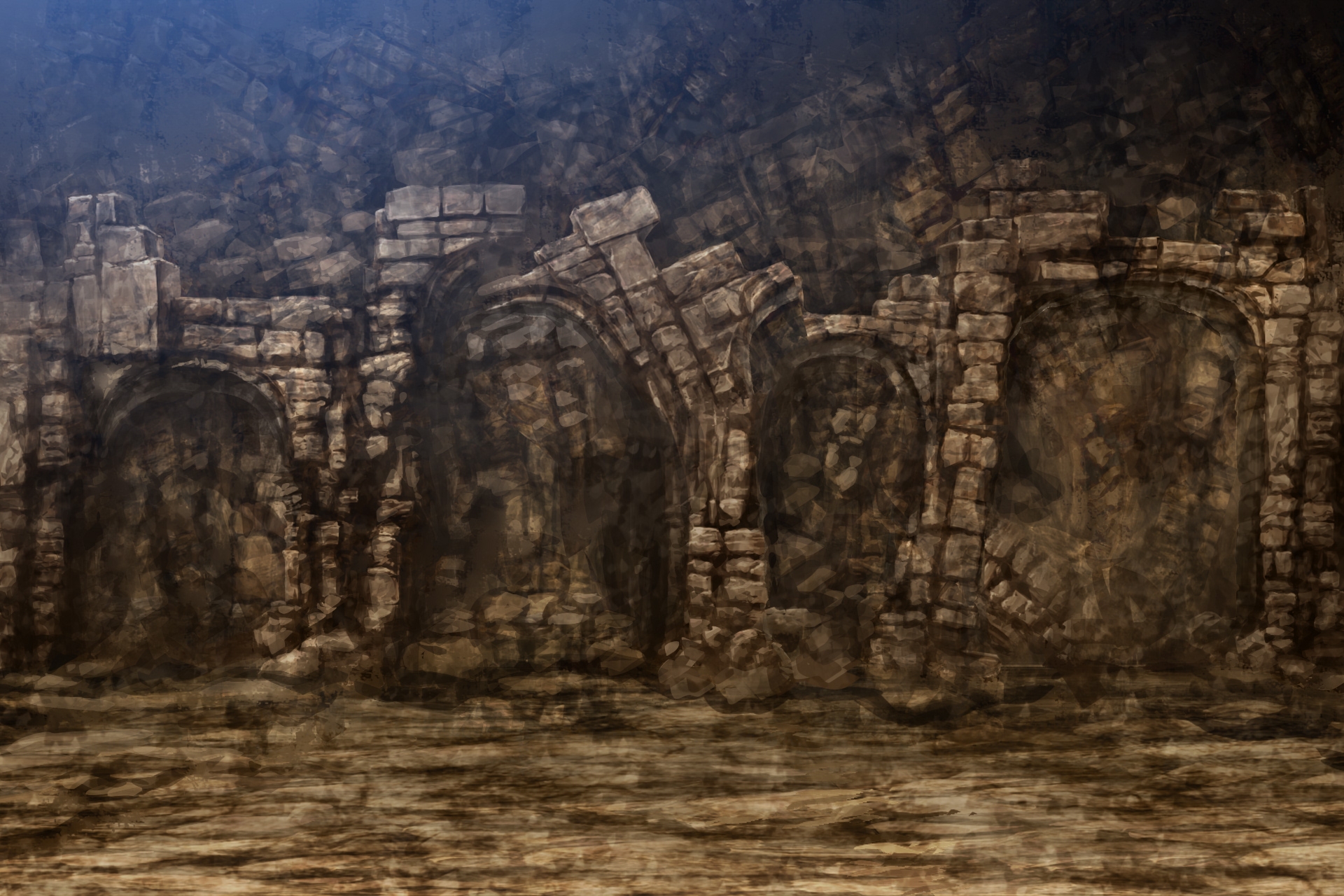 単品5種背景素材v83遺跡内