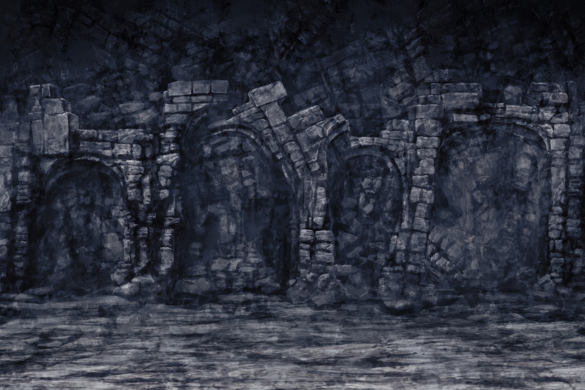 単品5種背景素材v83遺跡内