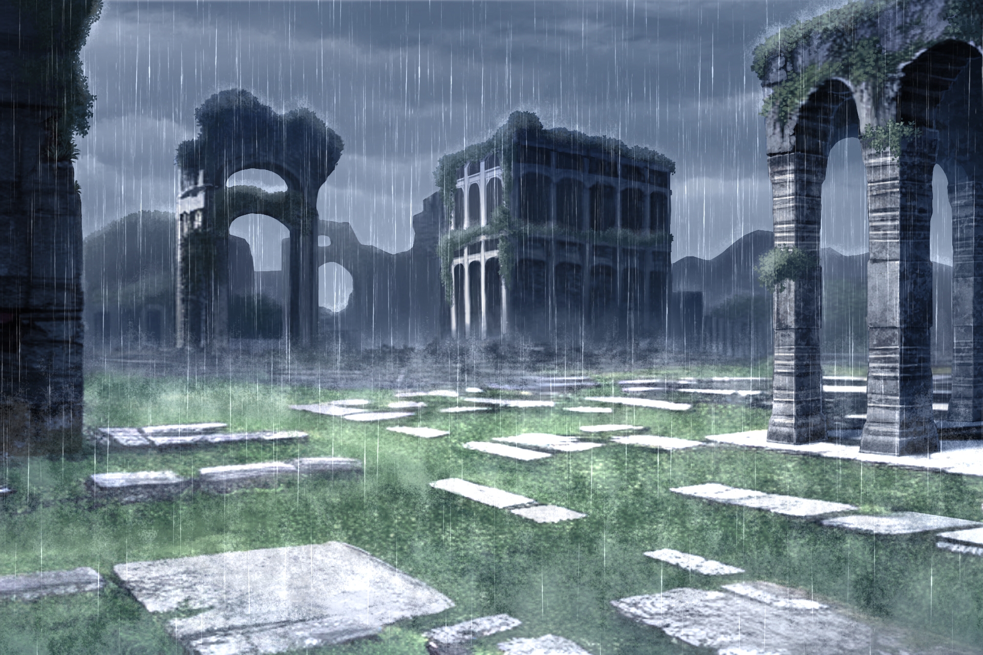 単品5種背景素材v83c廃墟