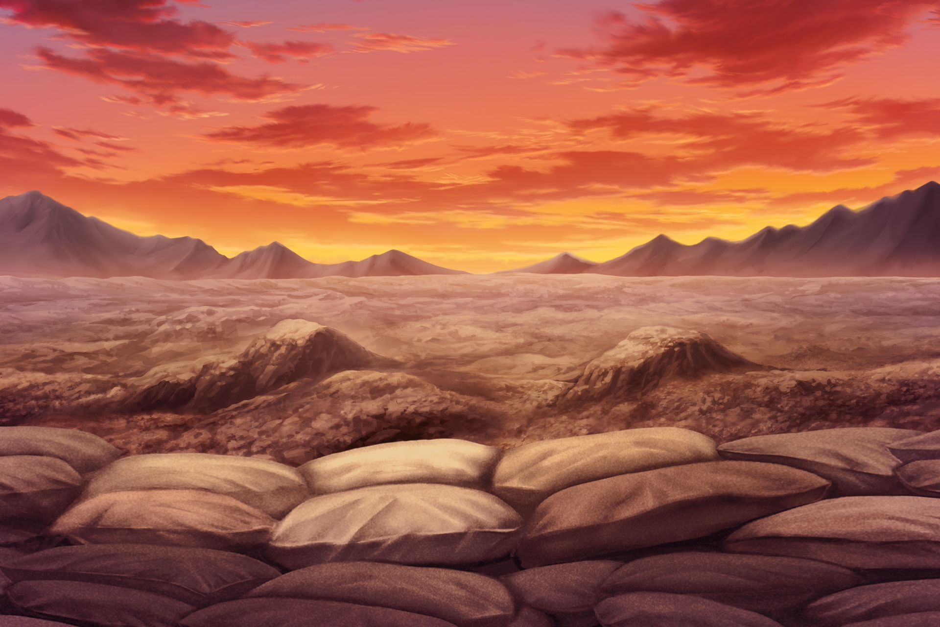 単品5種背景素材v86戦場