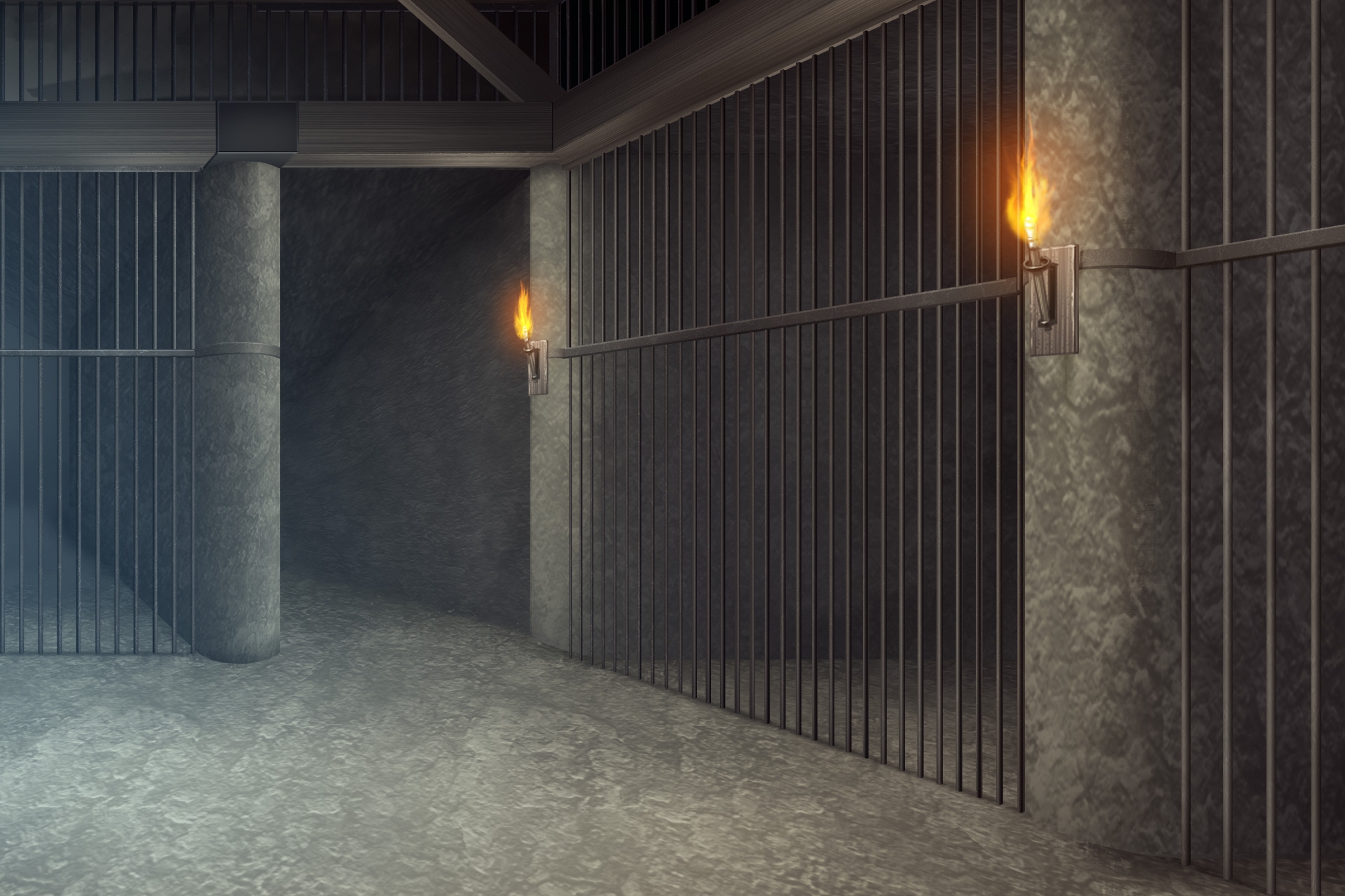 単品5種背景素材v84b牢屋2