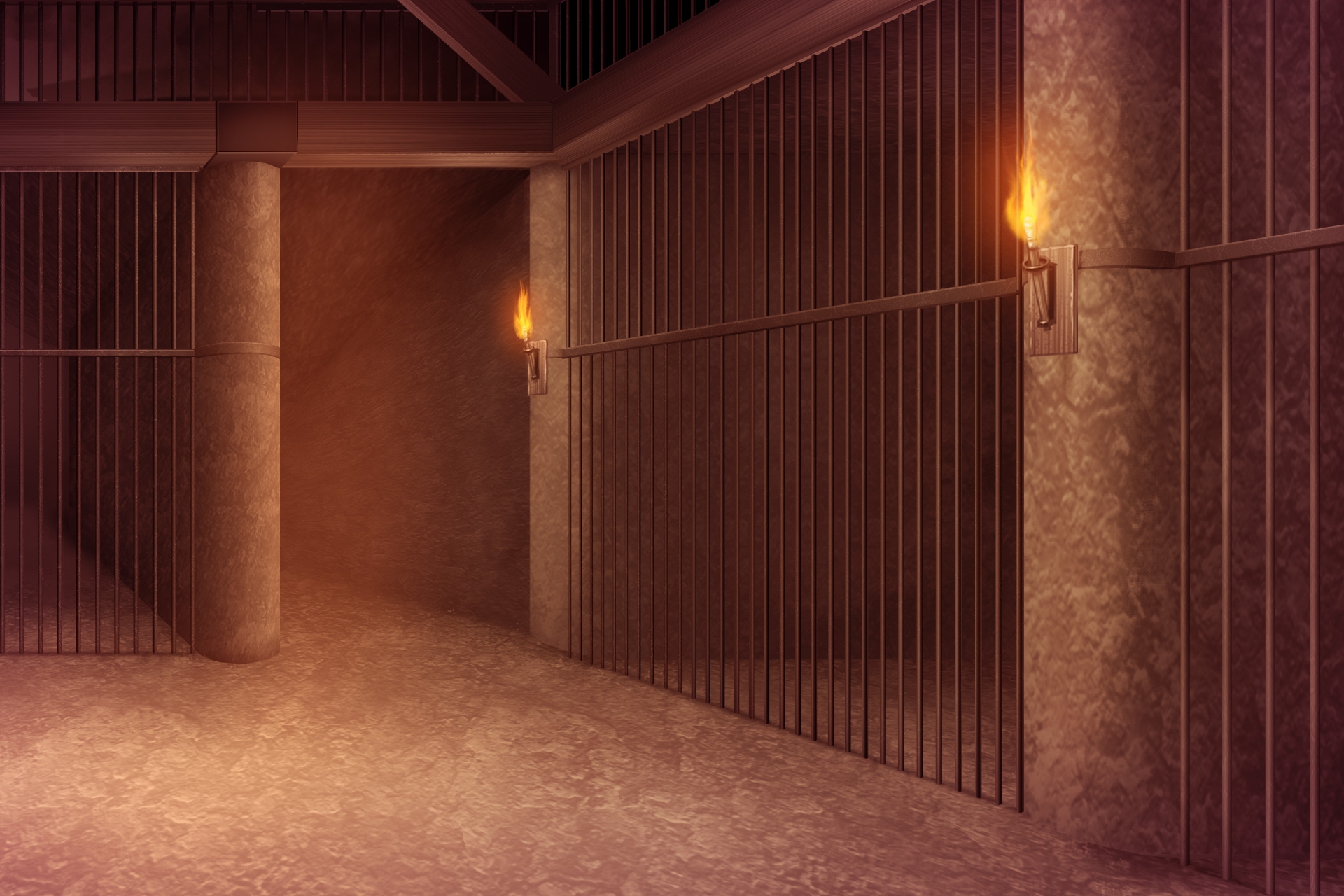 単品5種背景素材v84b牢屋2