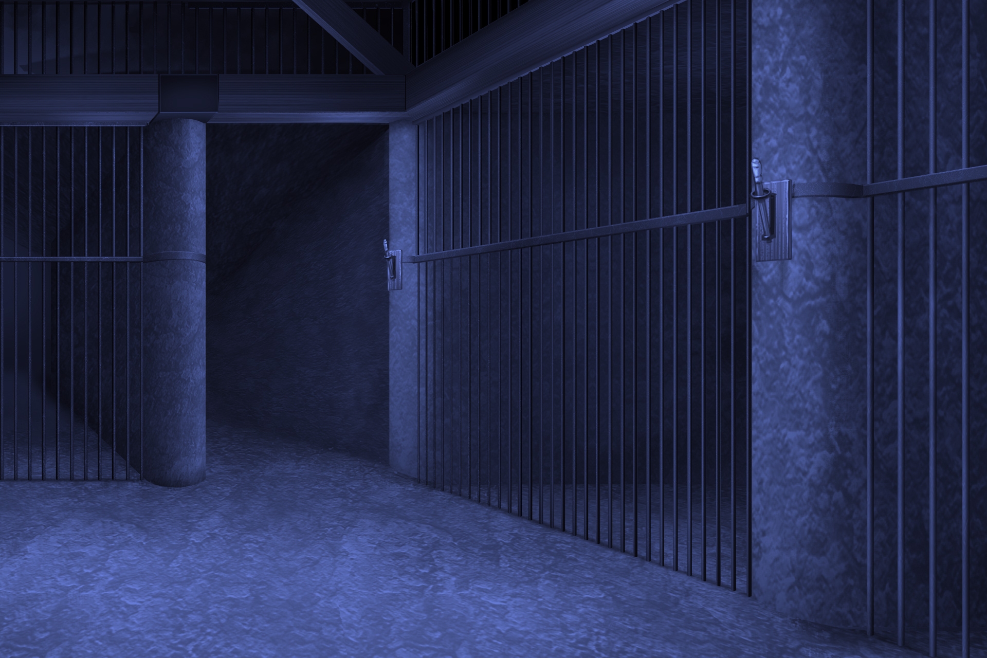 単品5種背景素材v84b牢屋2