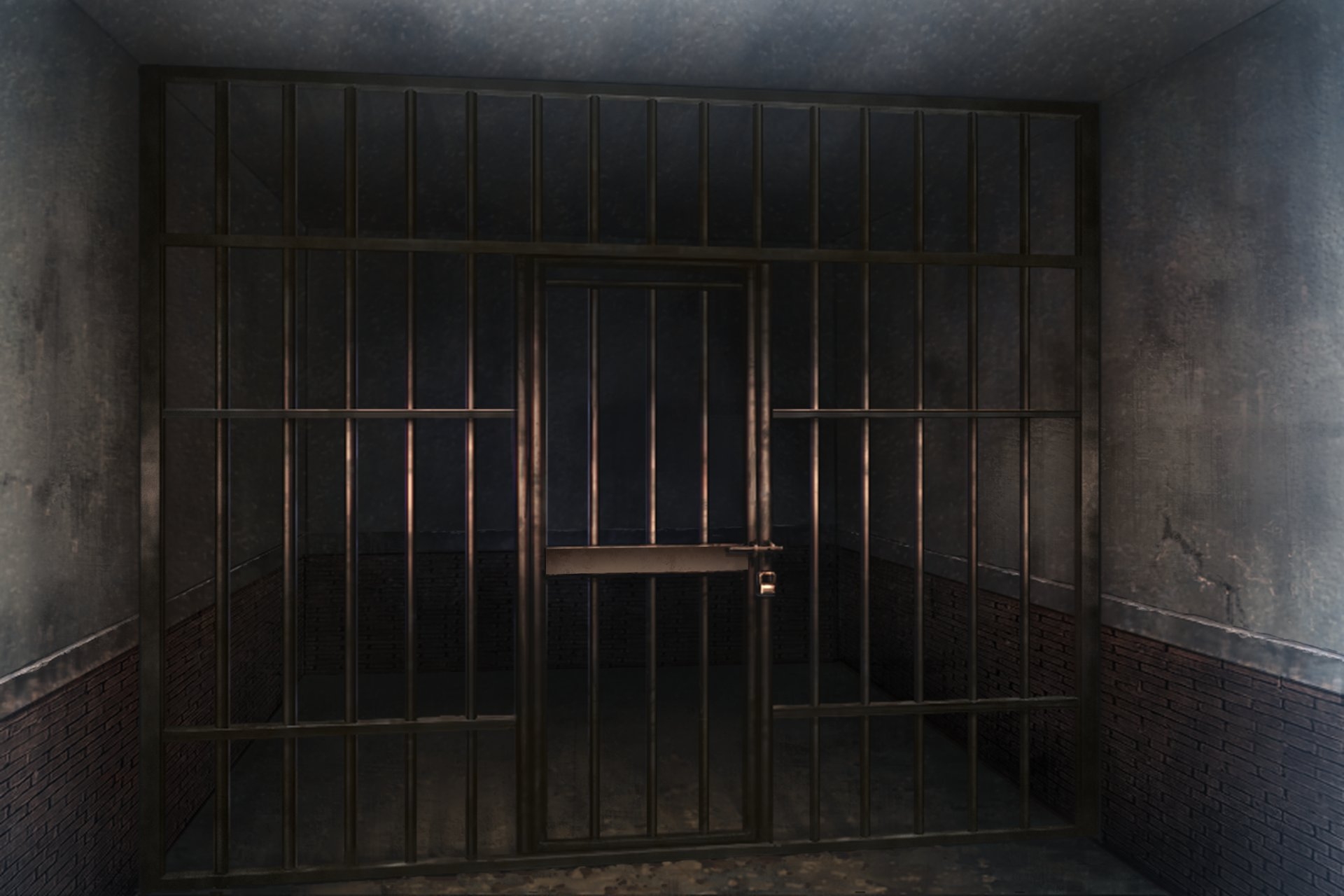 単品5種背景素材v84牢屋