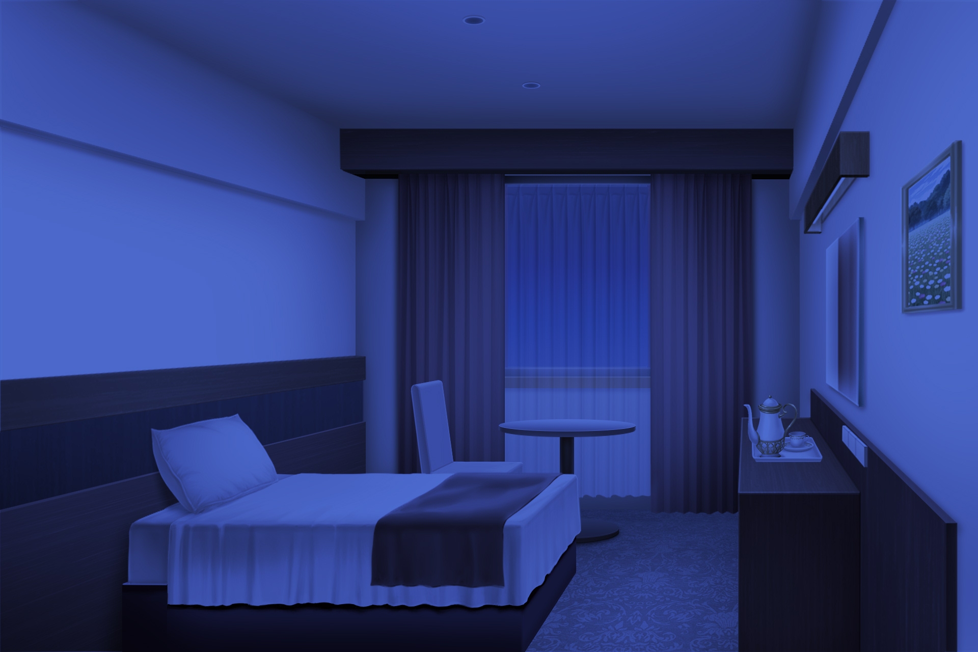 単品5種背景素材v88ホテル個室セット