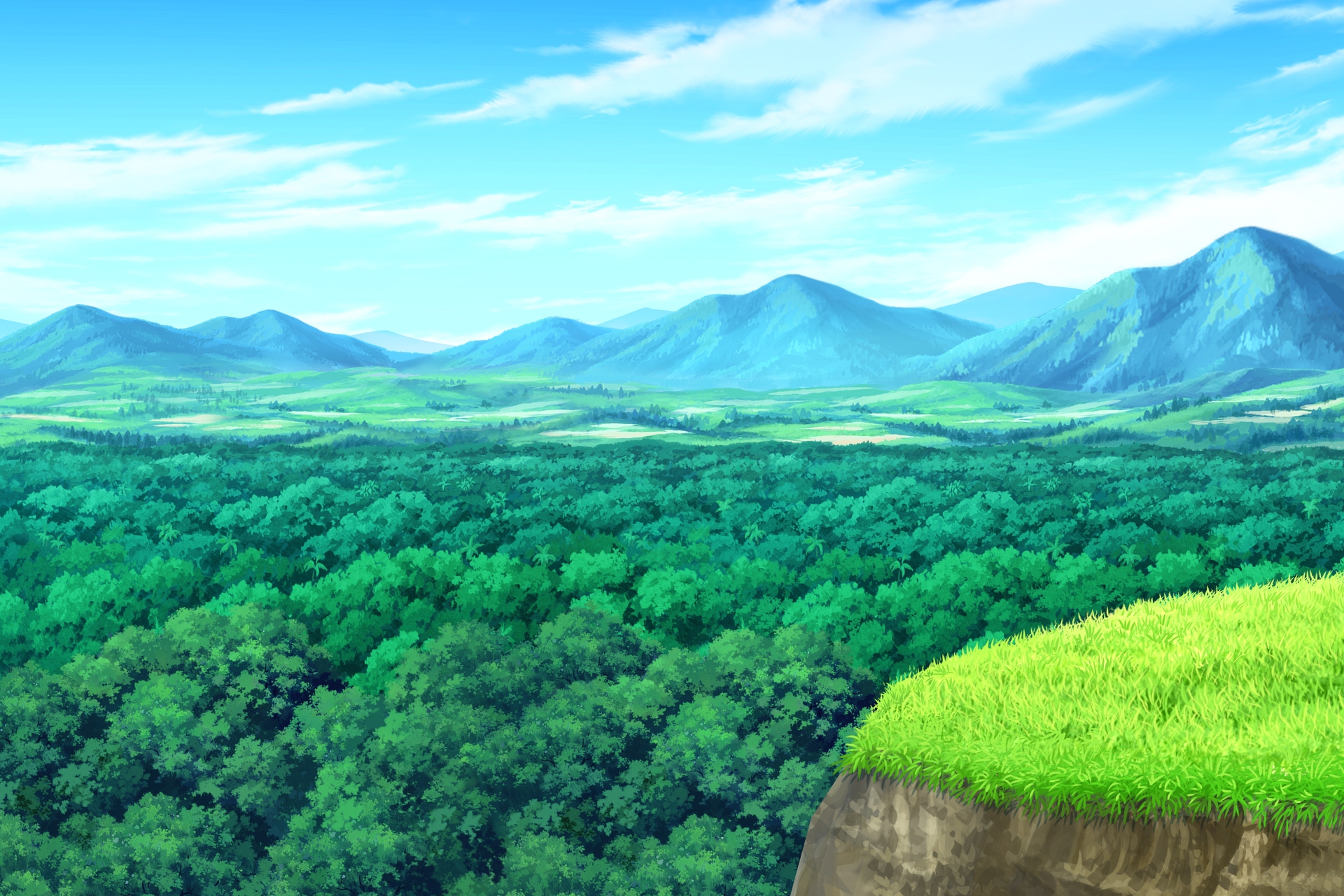 単品5種背景素材v90 崖