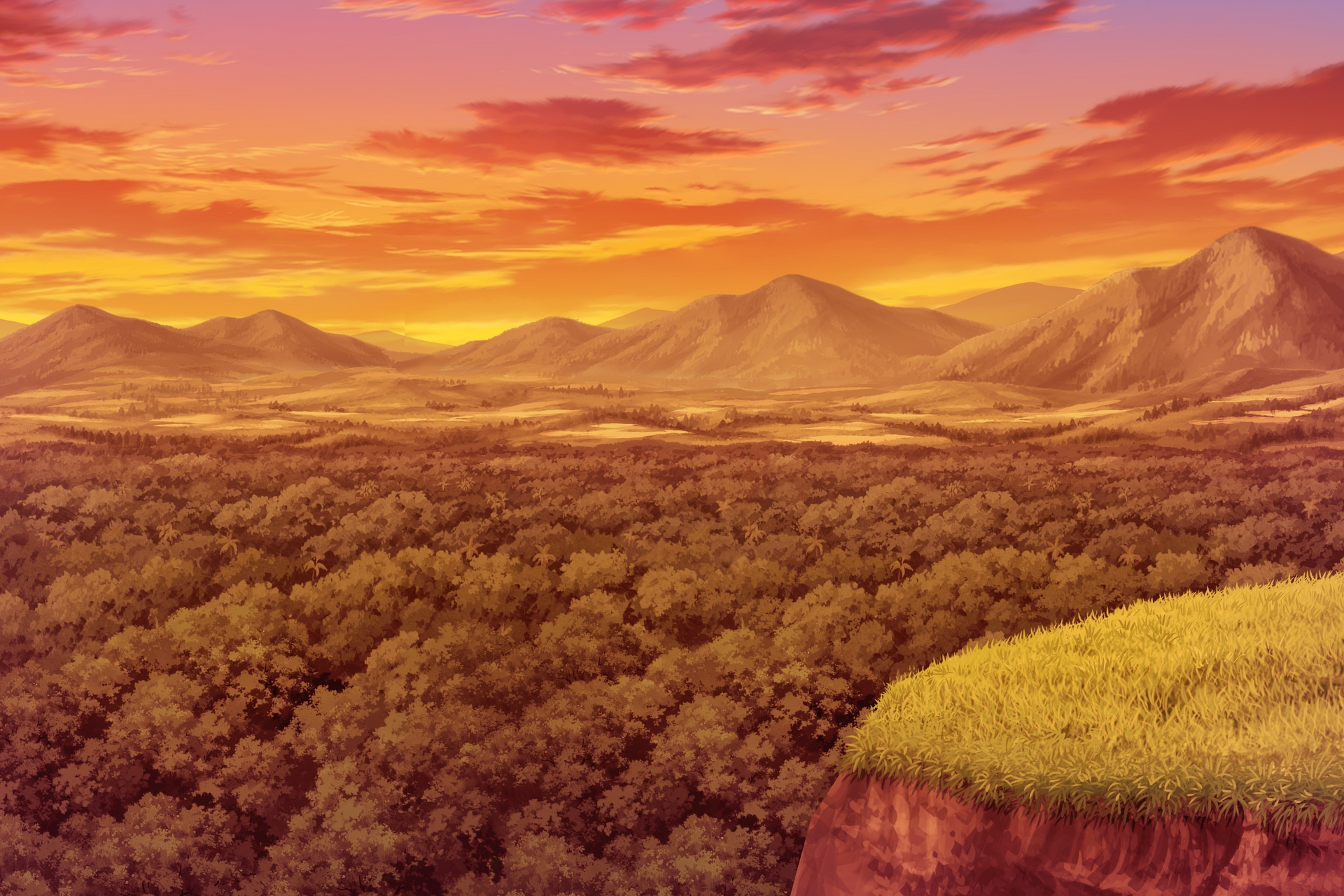 単品5種背景素材v90 崖