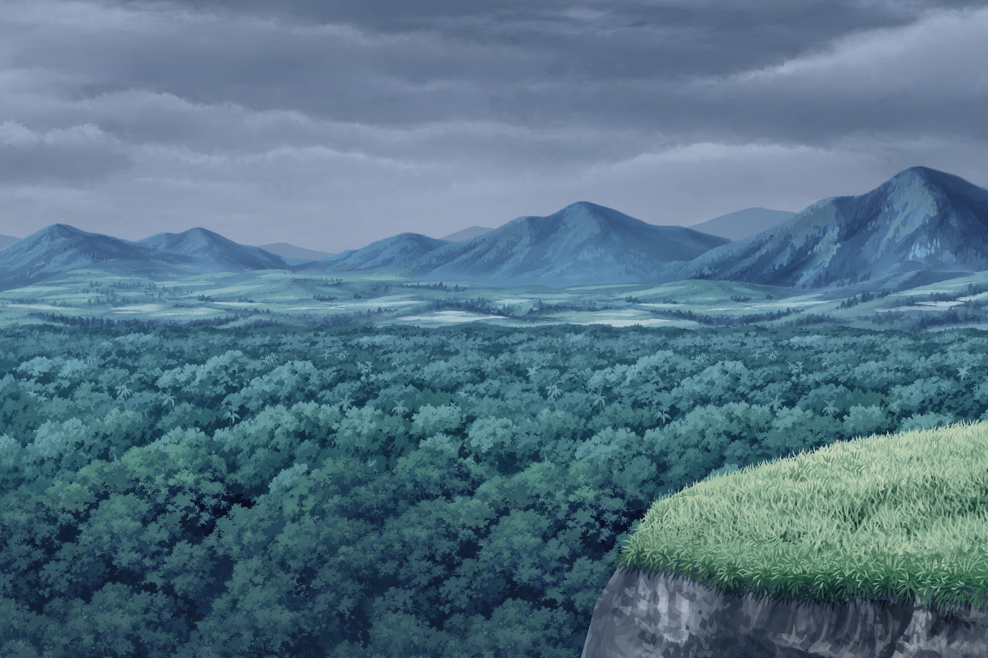 単品5種背景素材v90 崖