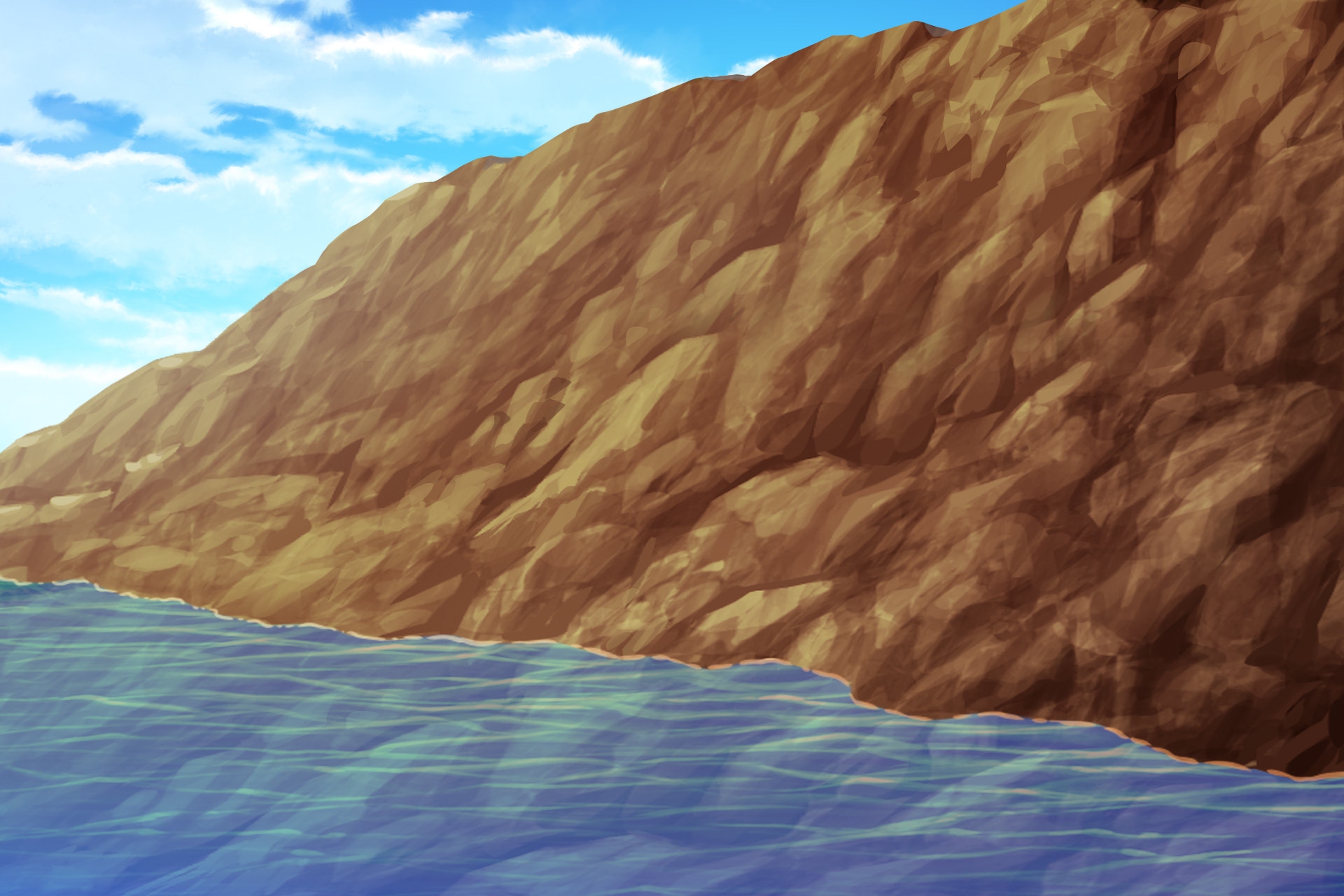 単品5種背景素材v90b崖下