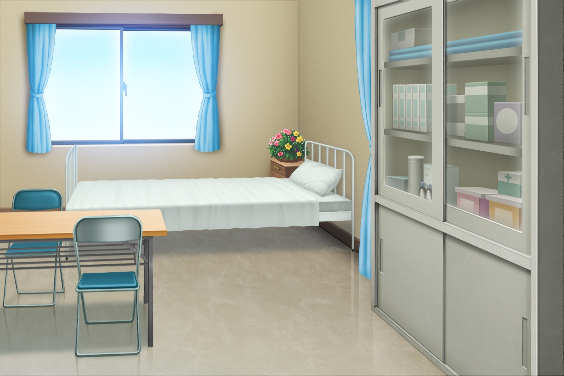 単品5種背景素材v91医務室