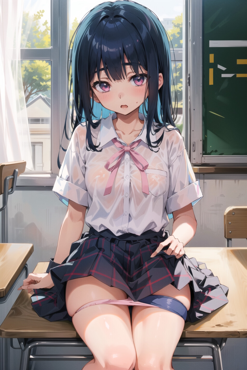 【1600枚】えっちな制服少女