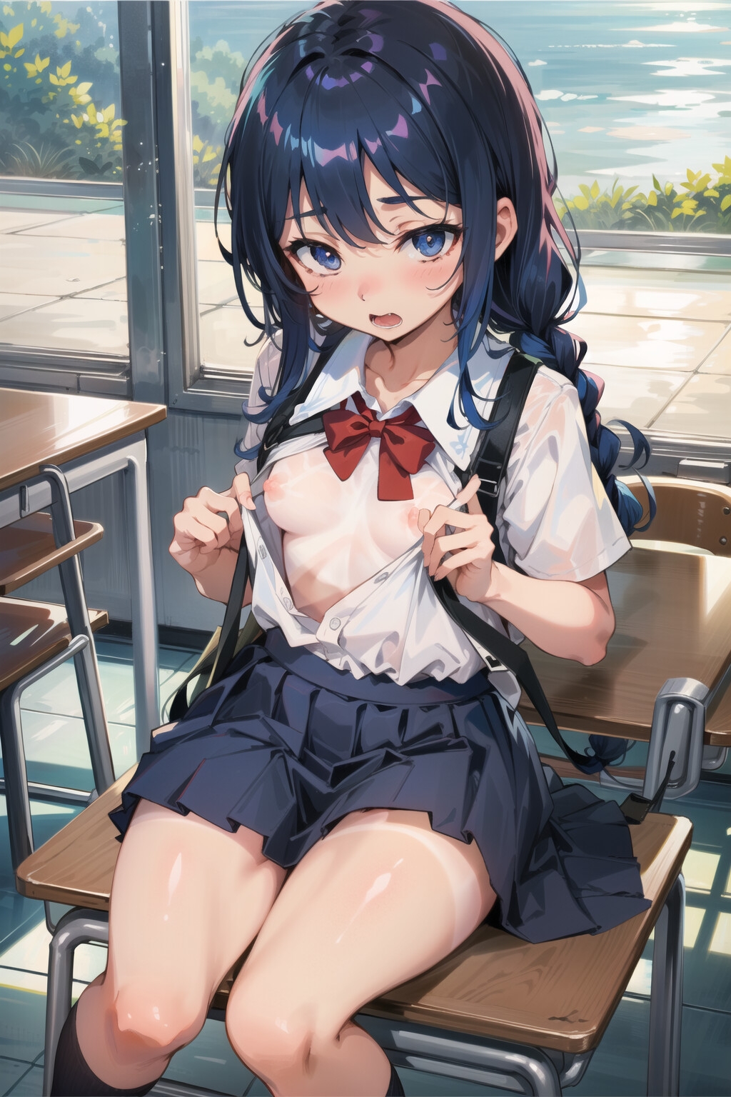 【1600枚】えっちな制服少女