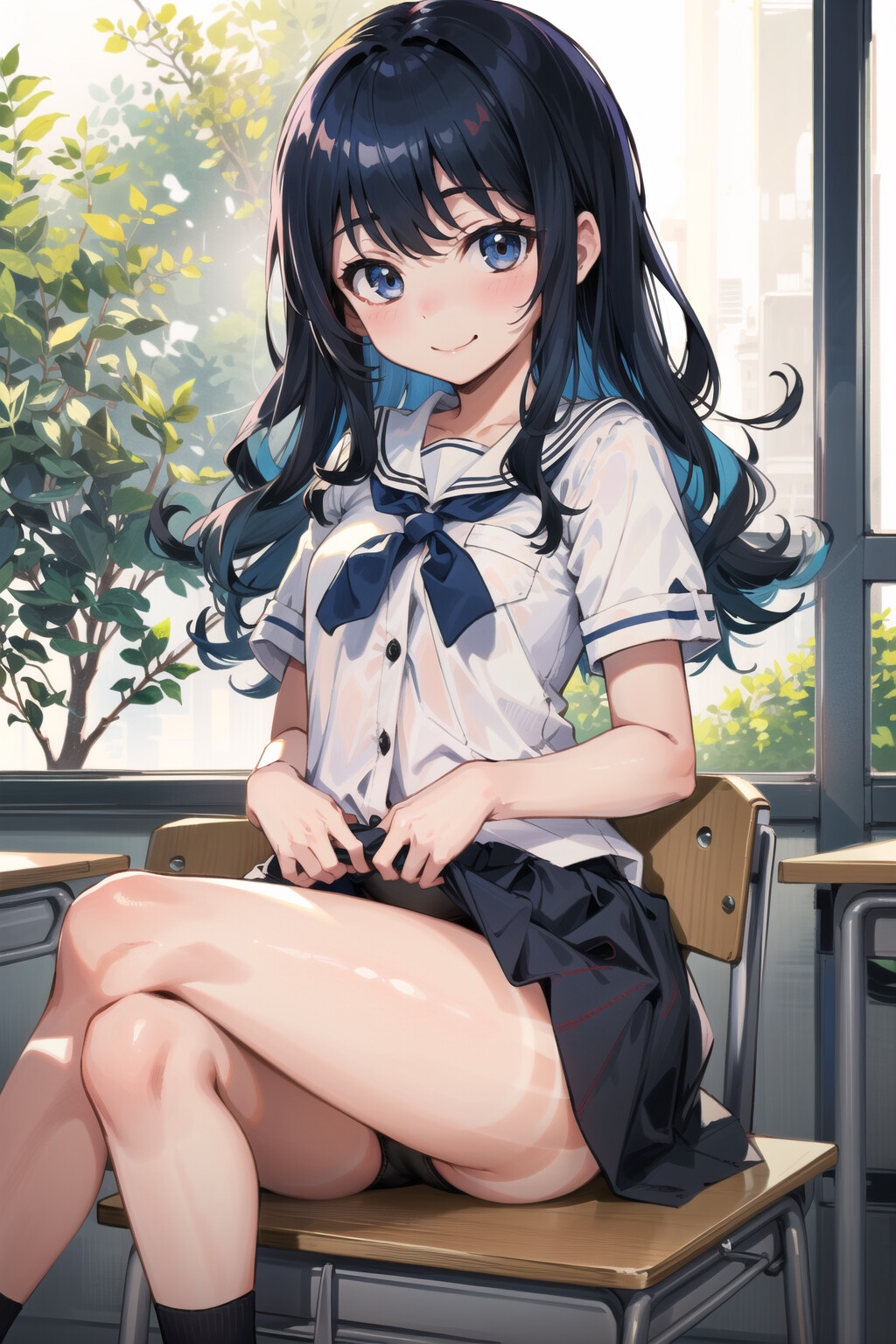 【1600枚】えっちな制服少女