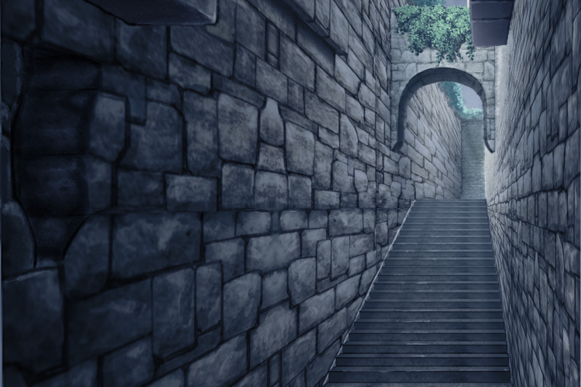 単品5種背景素材v92地下への階段