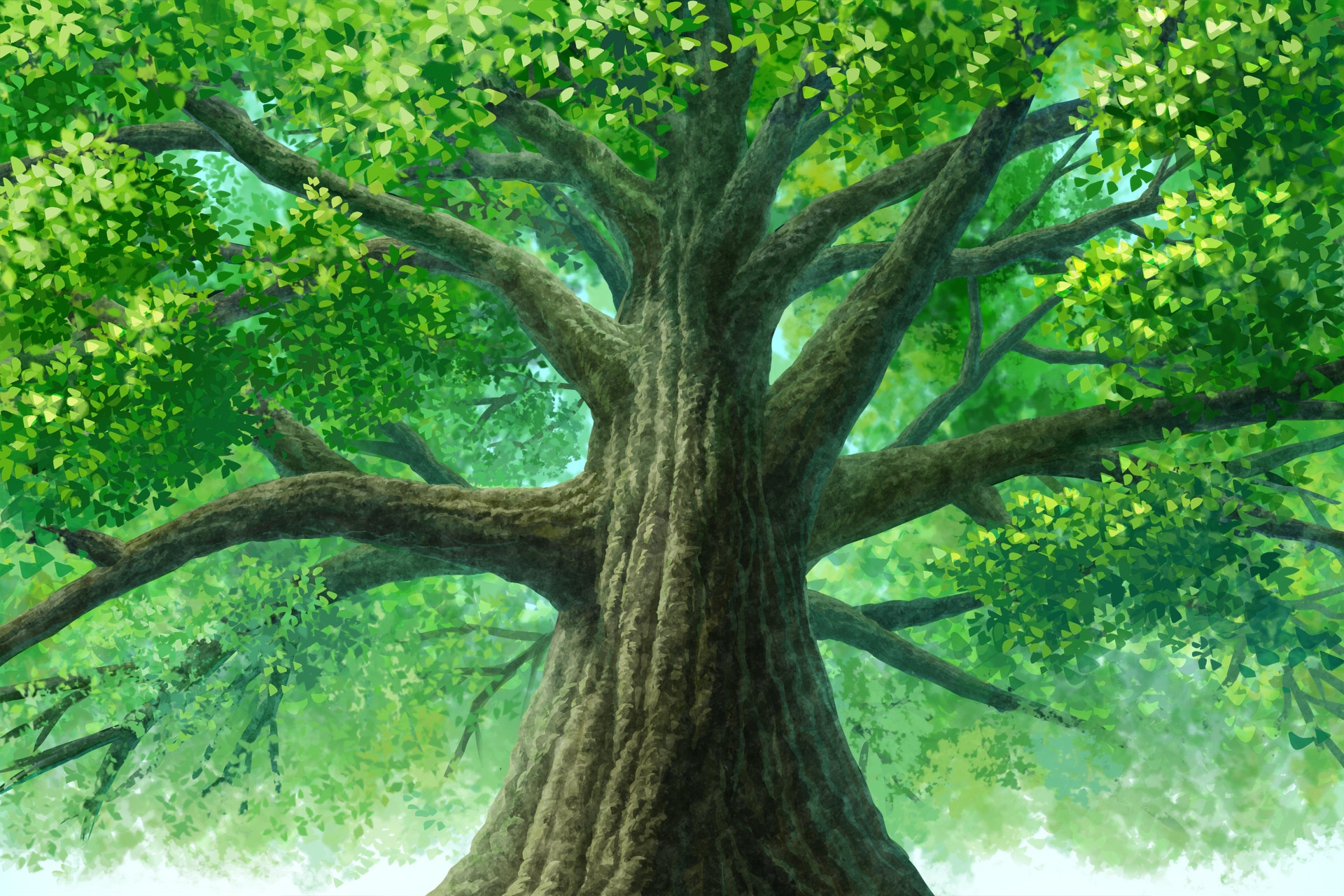 単品5種背景素材v93 世界樹