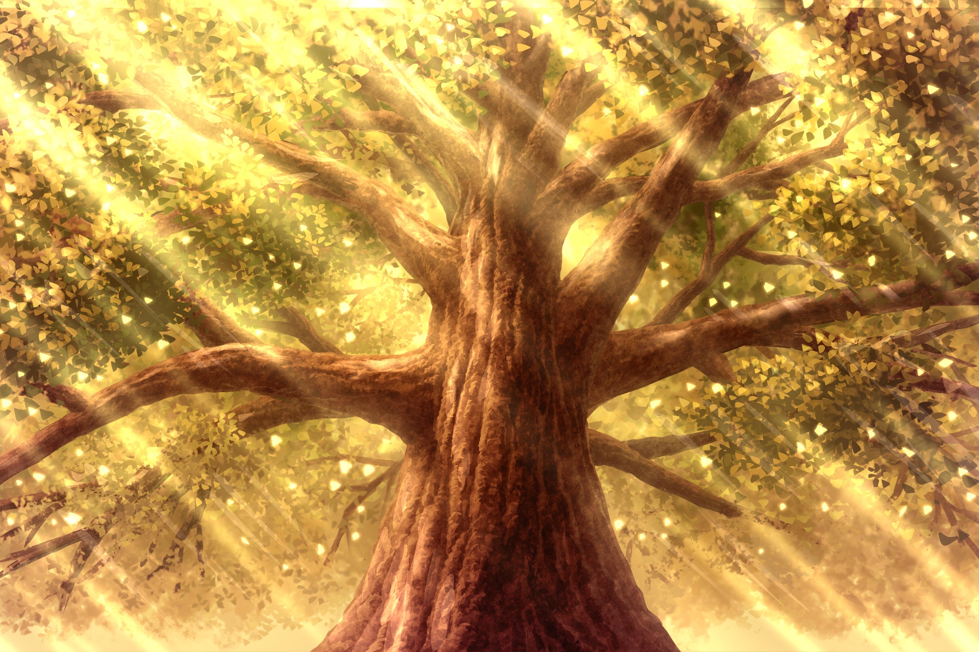 単品5種背景素材v93 世界樹